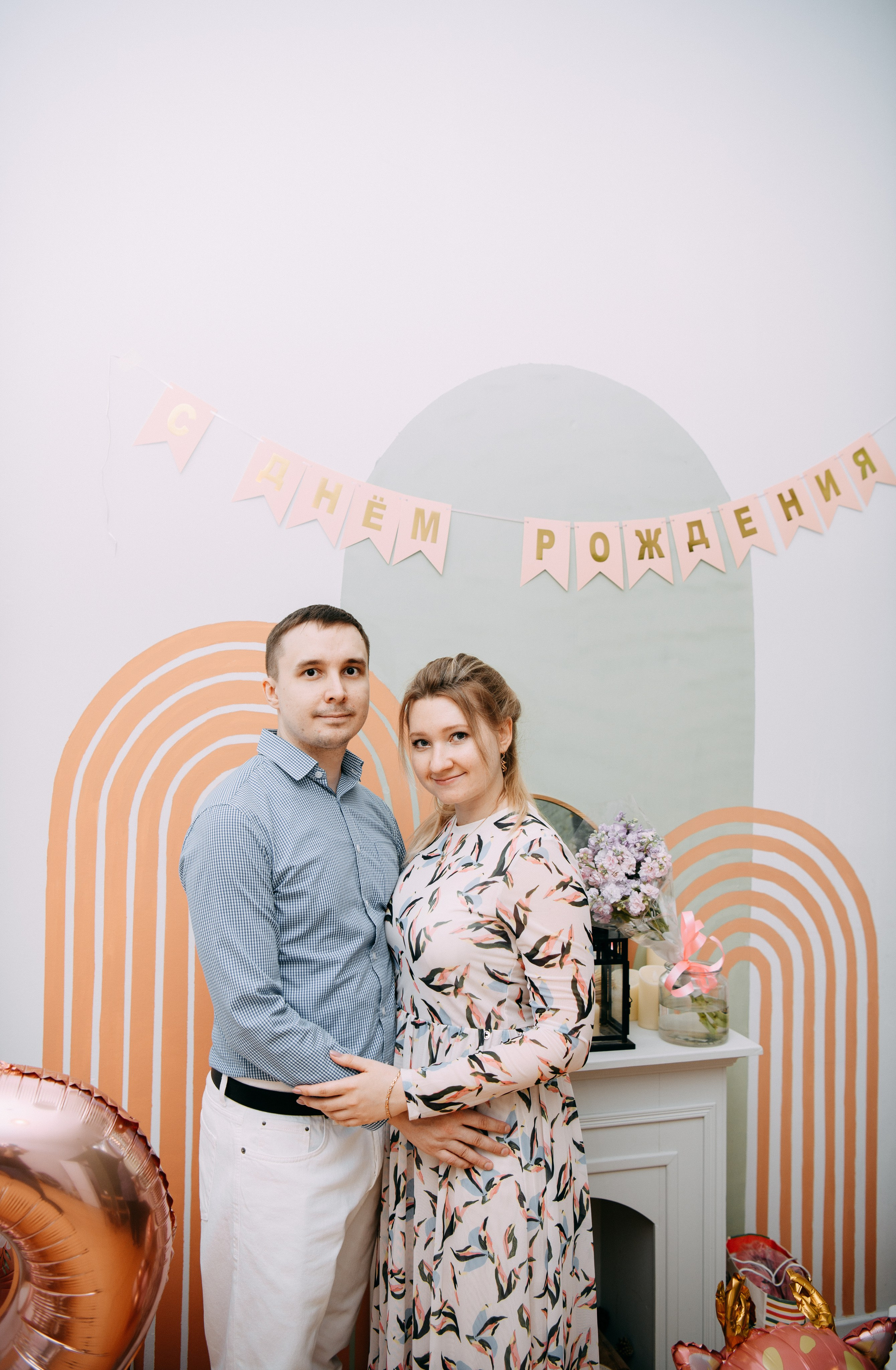 День рождения Анны Павловны. Фотограф на выписку из роддома в Москве и МО