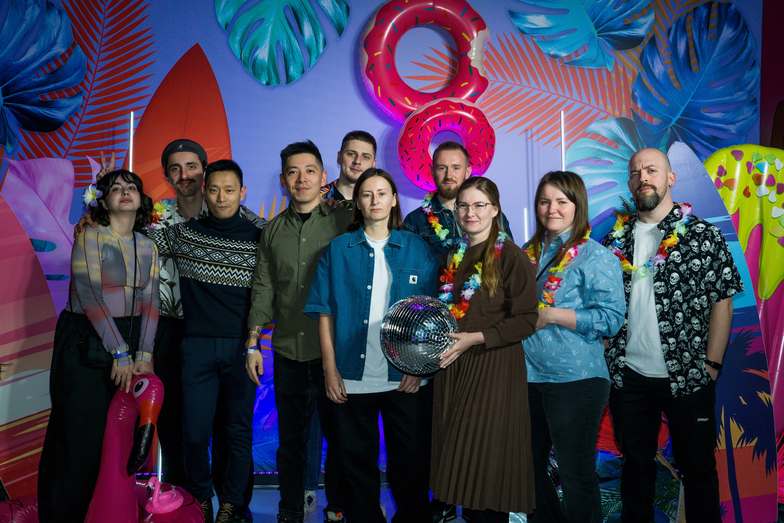 МТС корпоратив Гавайская вечеринка. Фотограф