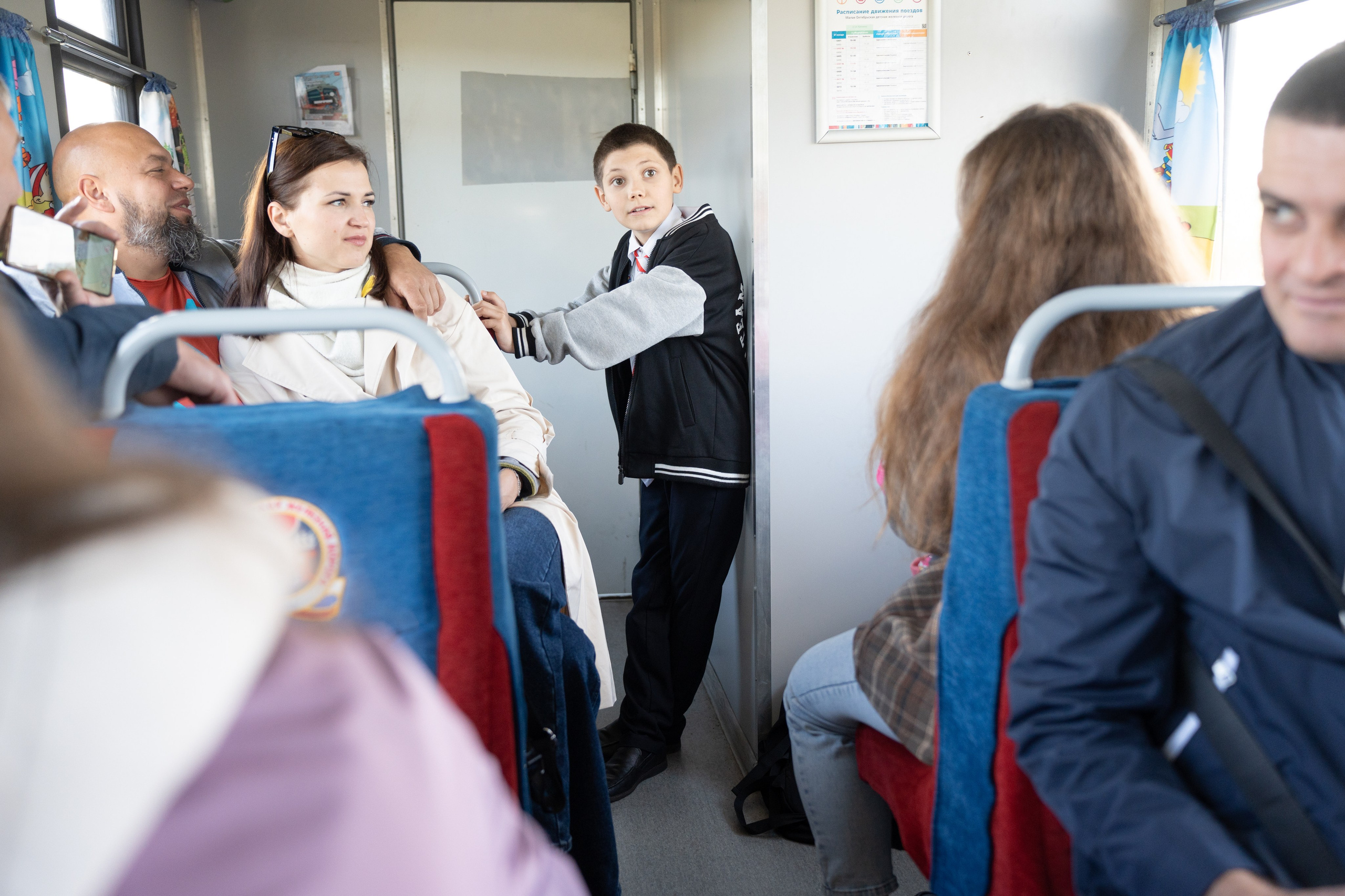Малая Октябрьская детская железная дорога. Фотограф Мария Ковкова