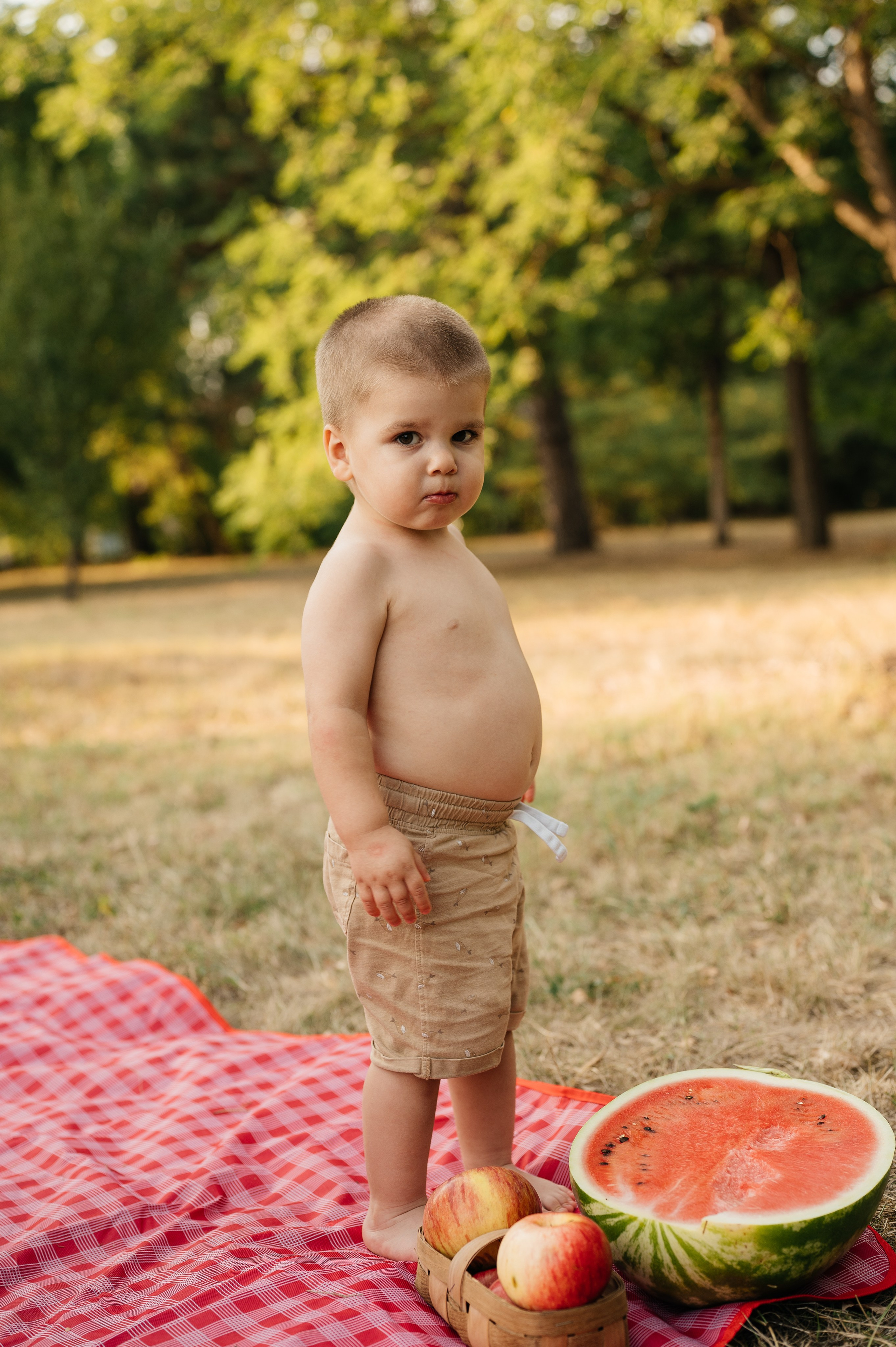 Летняя семейная фотосессия в парке. Свадебный и семейный фотограф в Краснодаре Алина Мельник