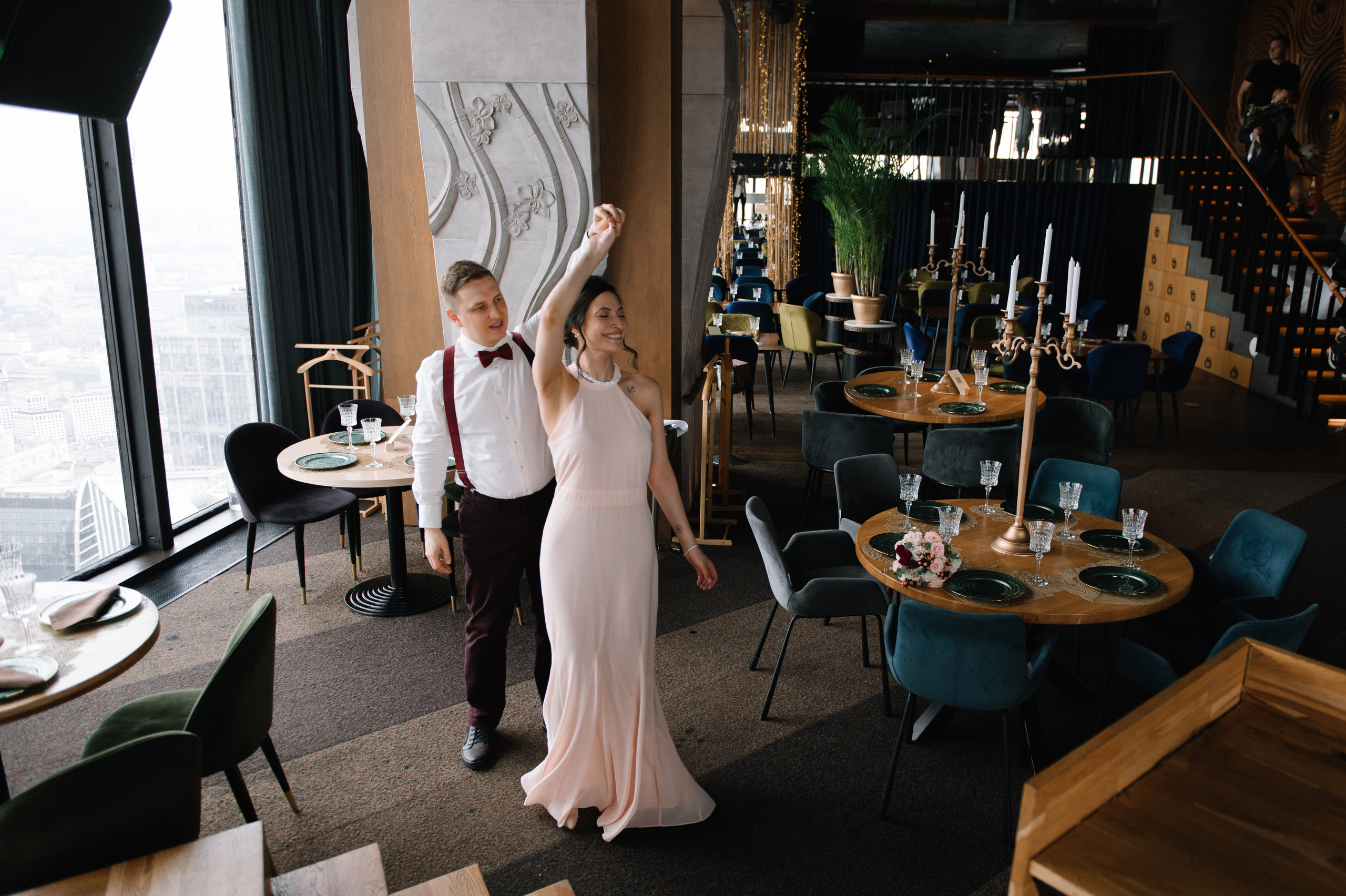 Роспись в «Бёрдз», Москва-Сити. Семейный и свадебный фотограф в Москве Татьяна Николаева