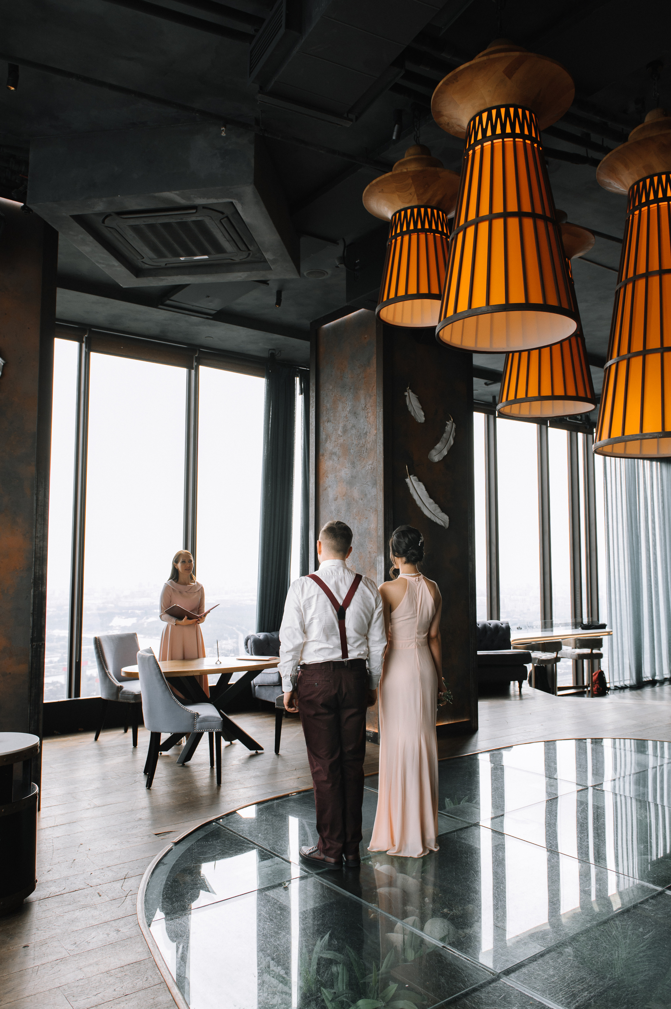 Роспись в «Бёрдз», Москва-Сити. Семейный и свадебный фотограф в Москве Татьяна Николаева