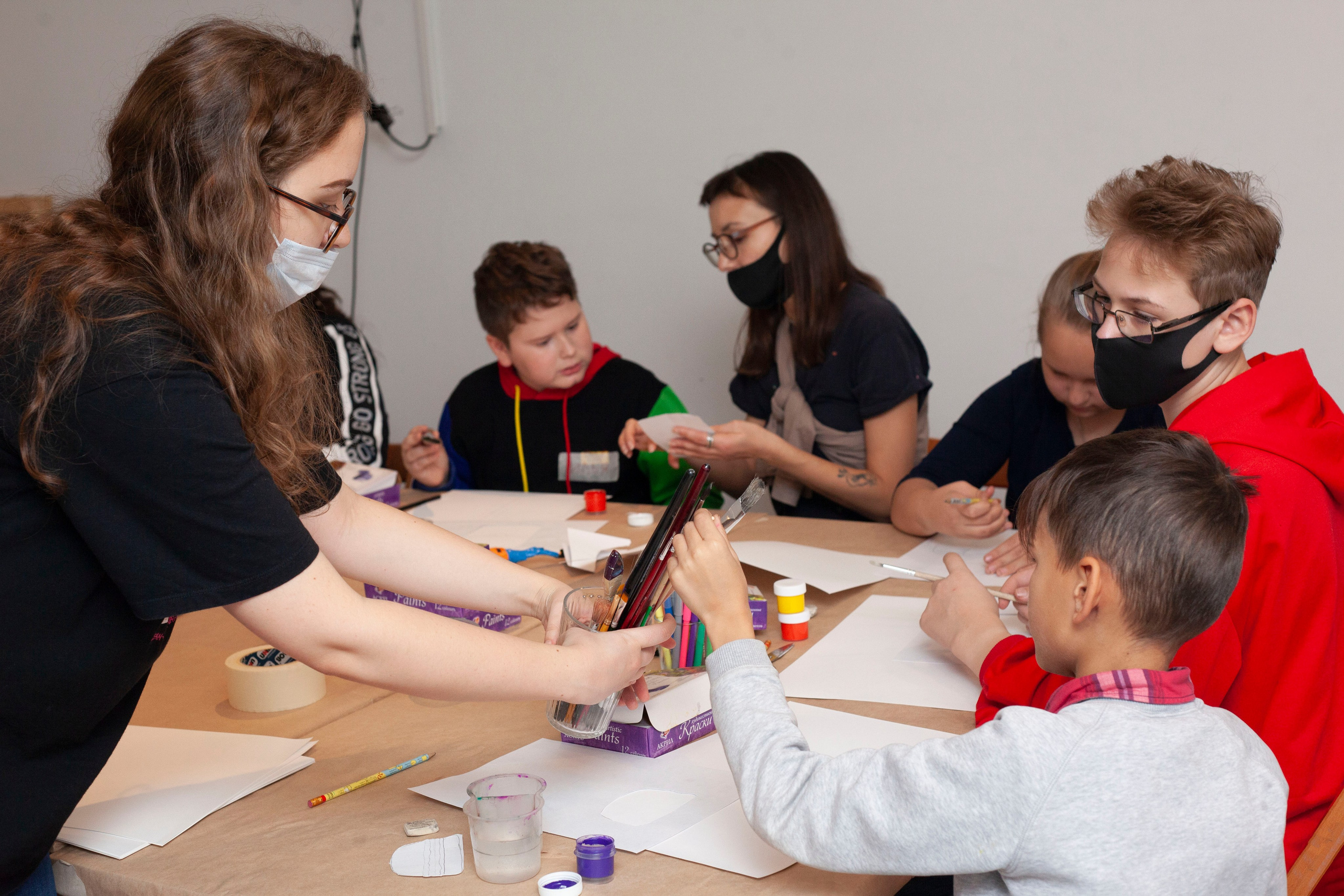 Детский мастер-класс в ММОМА. Stanislav Baryshev — People. Emotions. Atmosphere