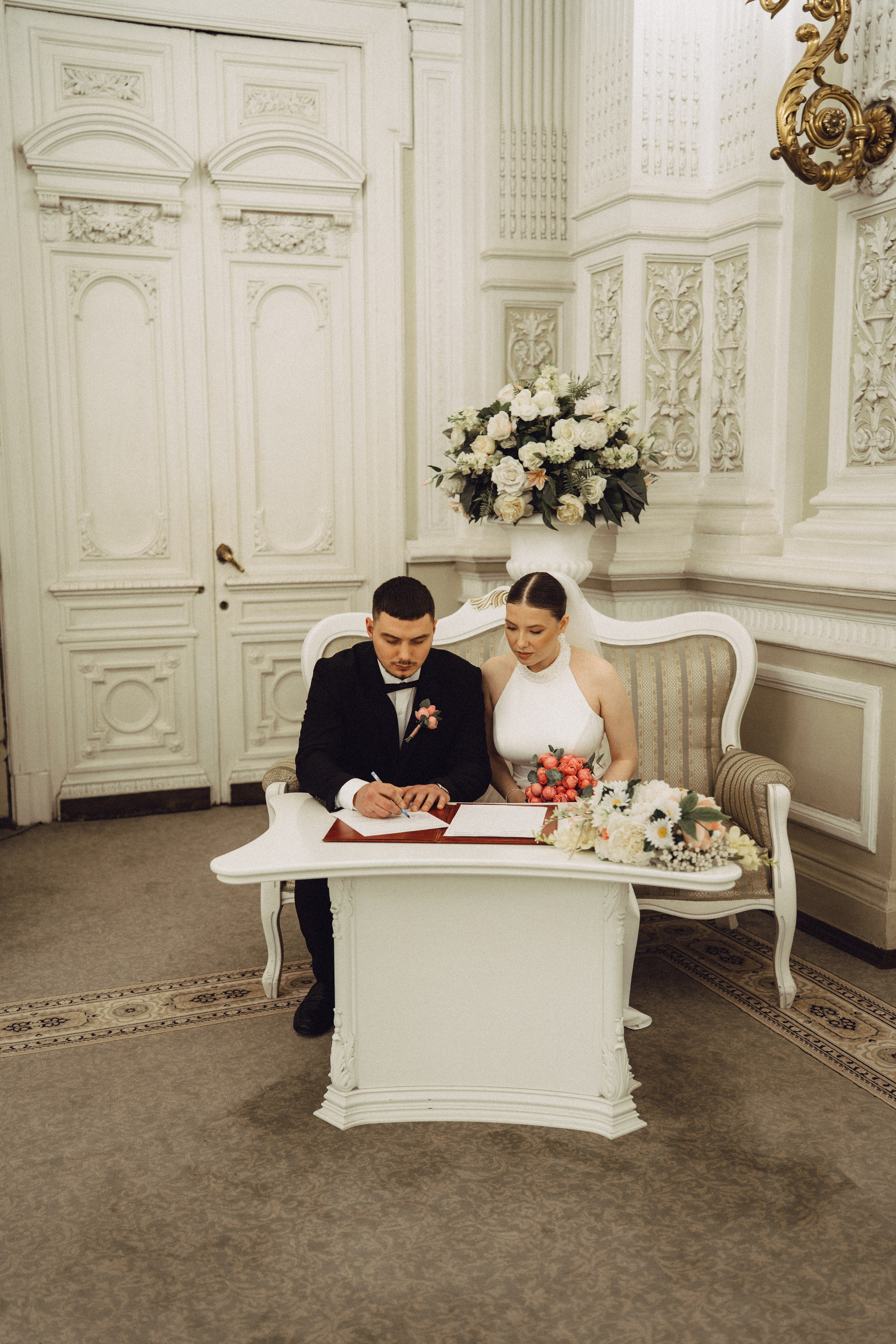 СВАДЕБНАЯ СЬЕМКА В ПЕВОМ ДВОРЦЕ БРАКОСОЧЕТАНИЯ. Профессиональный фотограф, Санкт-Петербург — Виктория Богомолова