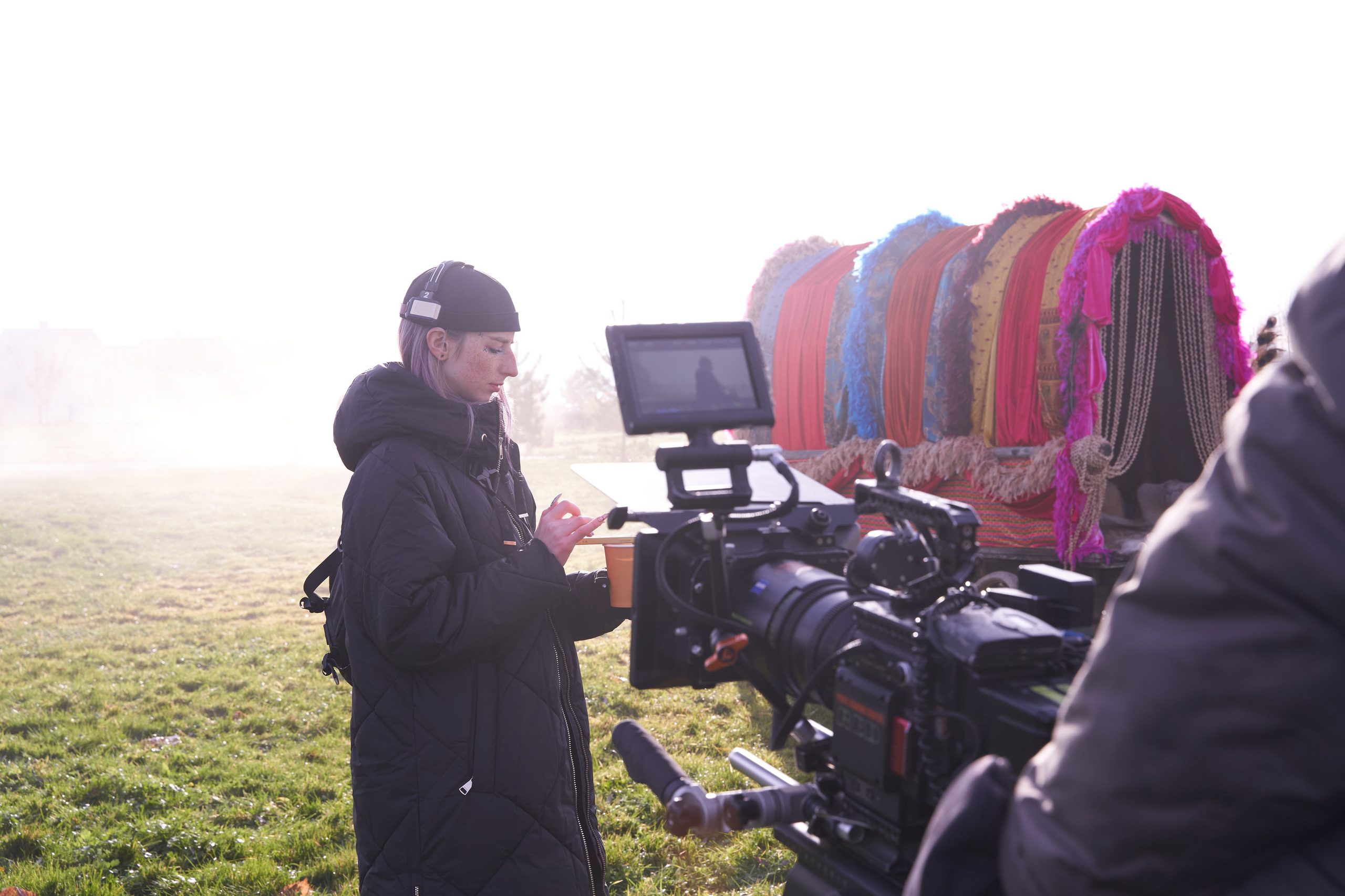 Бекстейдж съемки сериала. Krasnopoliophoto