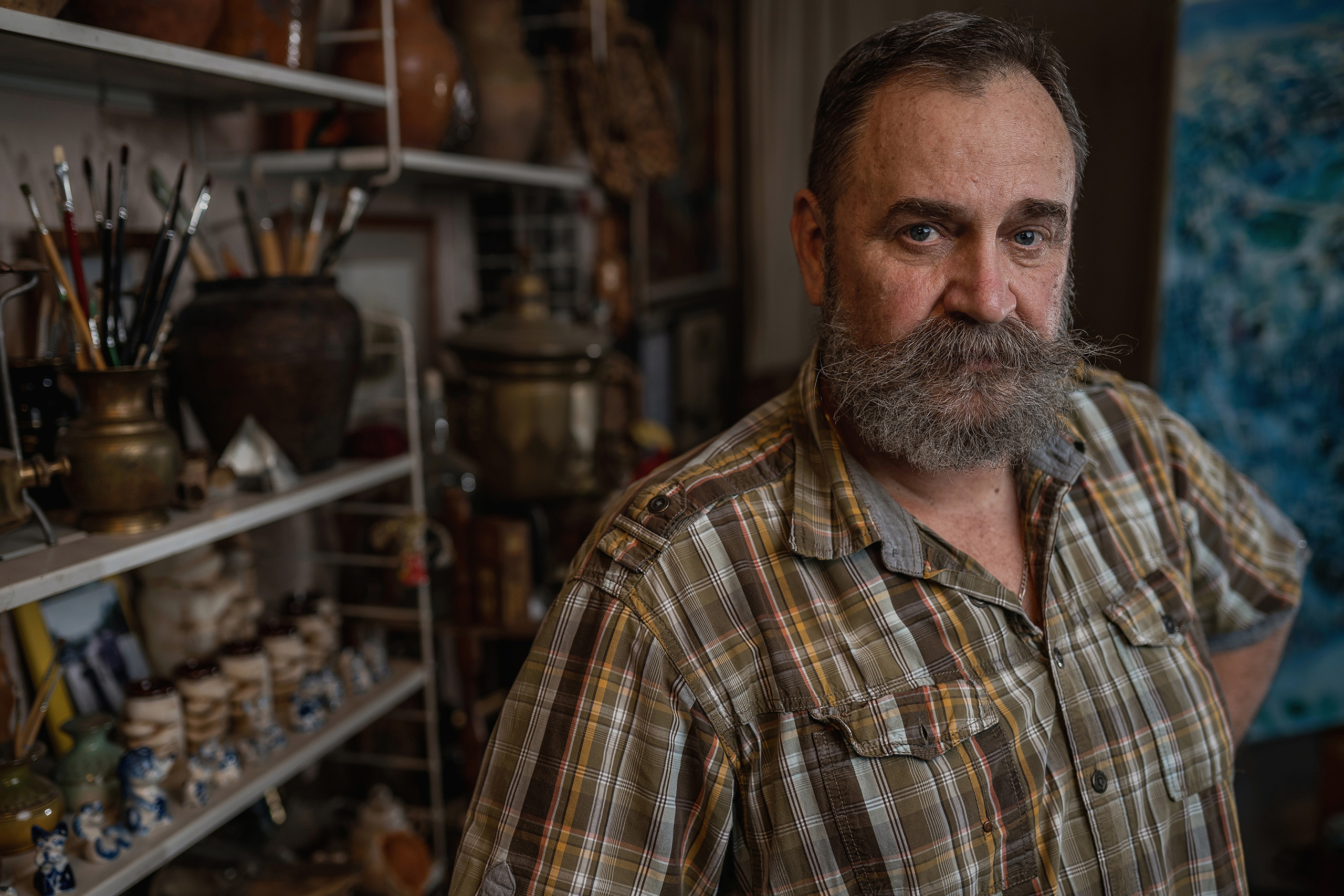 брутальный мужской портрет