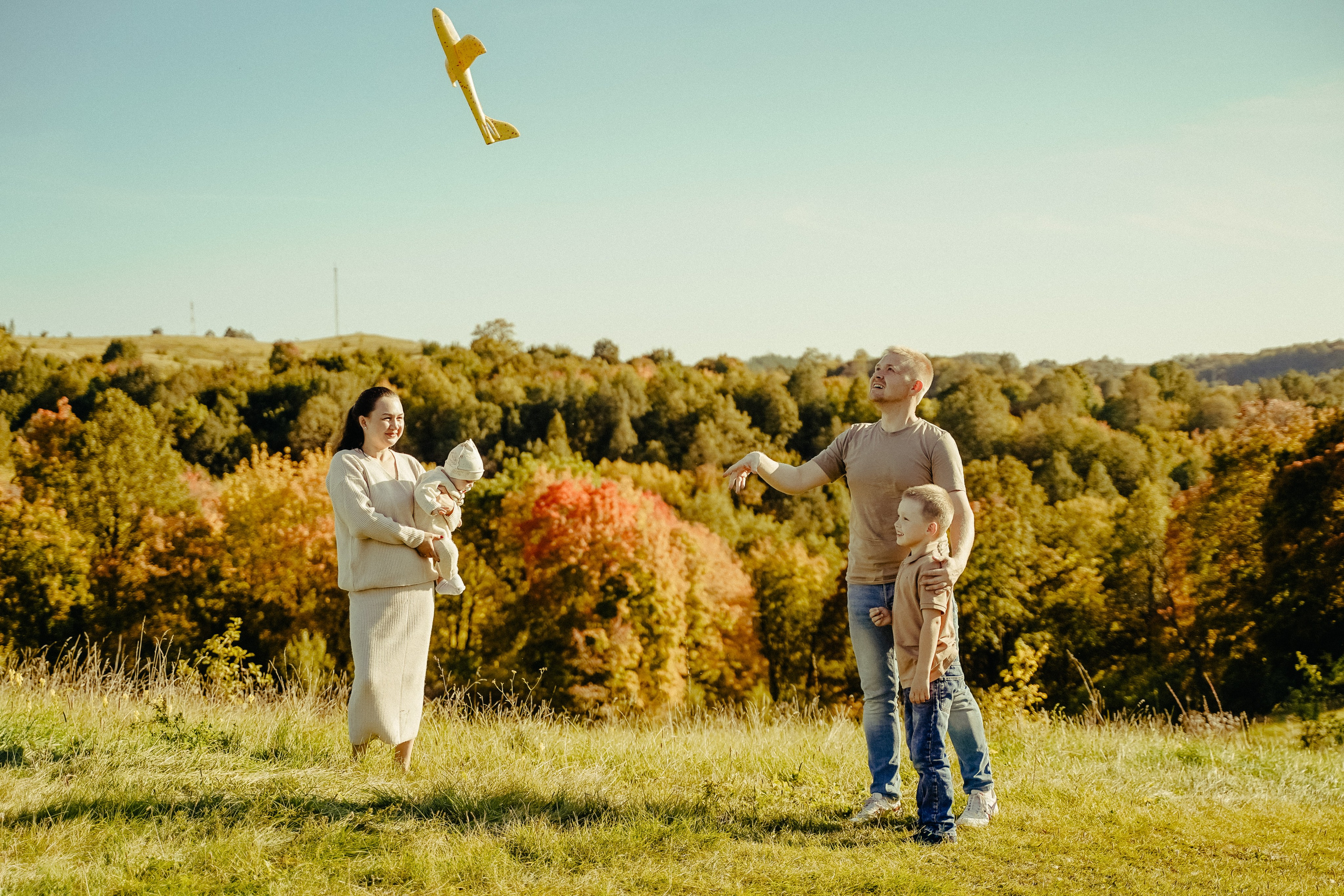 Семейная съемка осенью