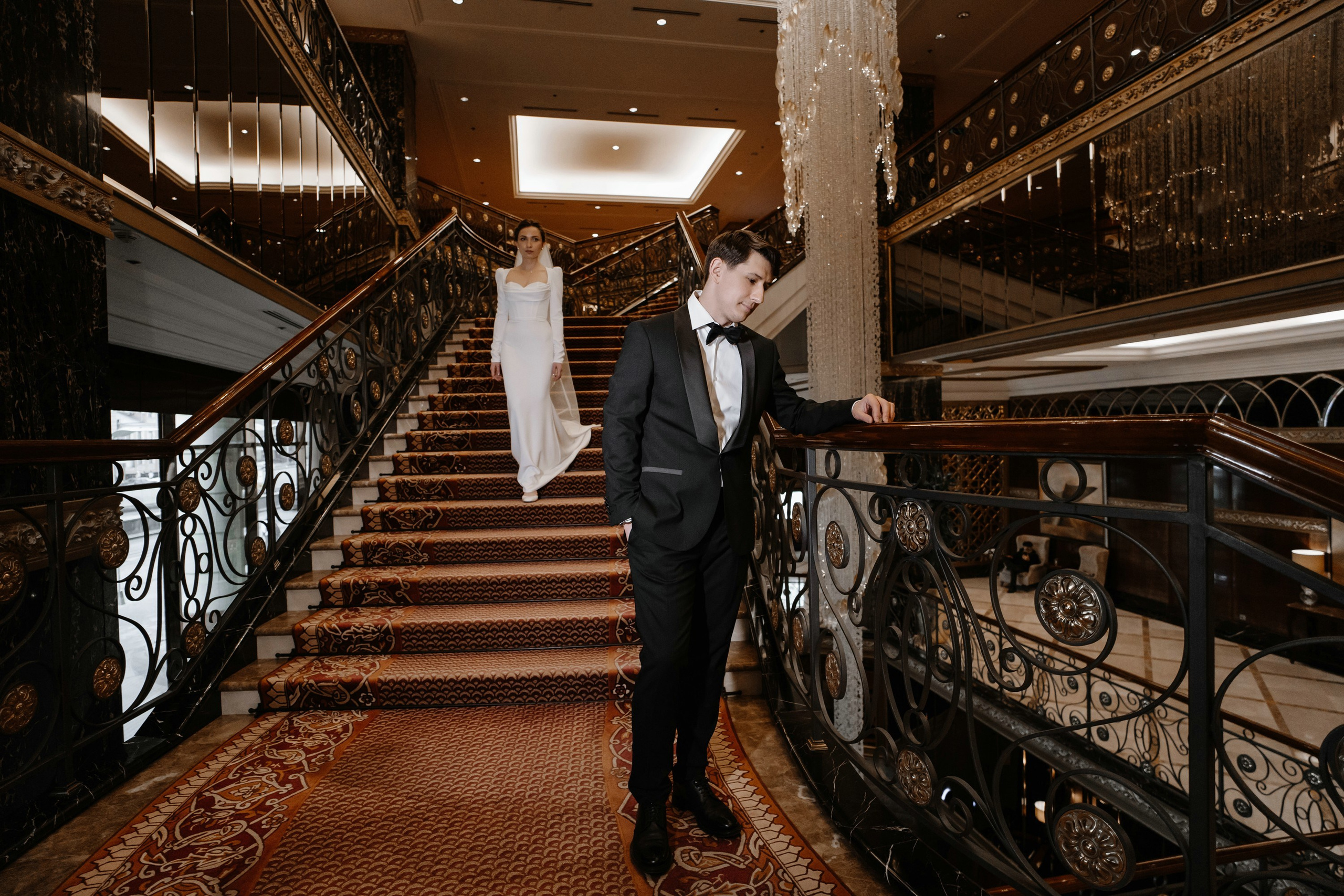 Фотосессия свадьбы в Lotte Plaza. Свадебный и семейный фотограф в Москве Светлана Зоткина