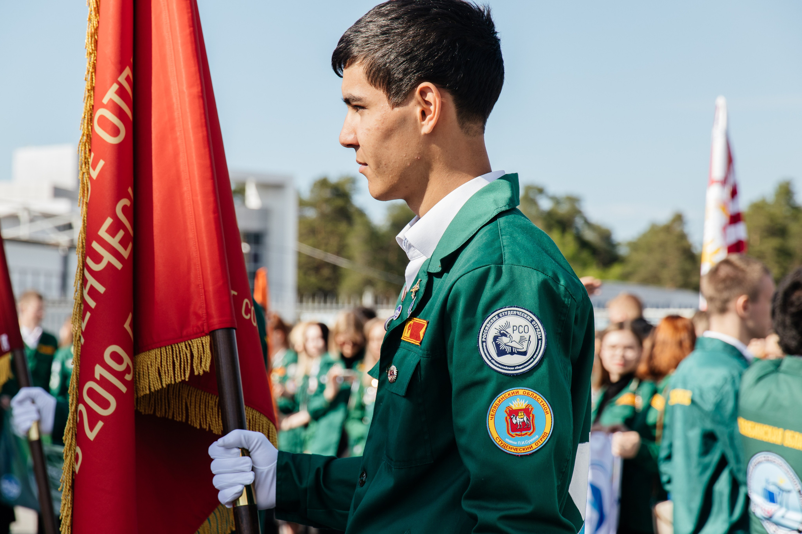 Открытие трудового семестра студенческих отрядов Челябинской области. Фотограф Елена Балакина (Челябинск)