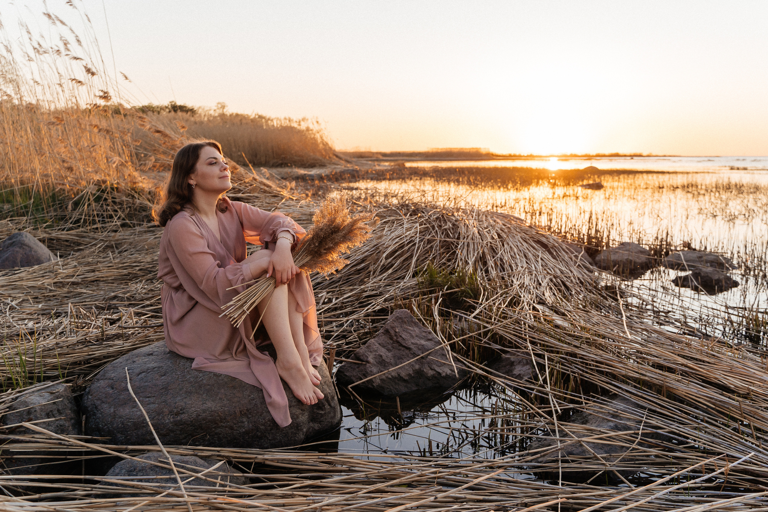 Марина. Закат. Семейный фотограф в Санкт-Петербурге Виталия Белова
