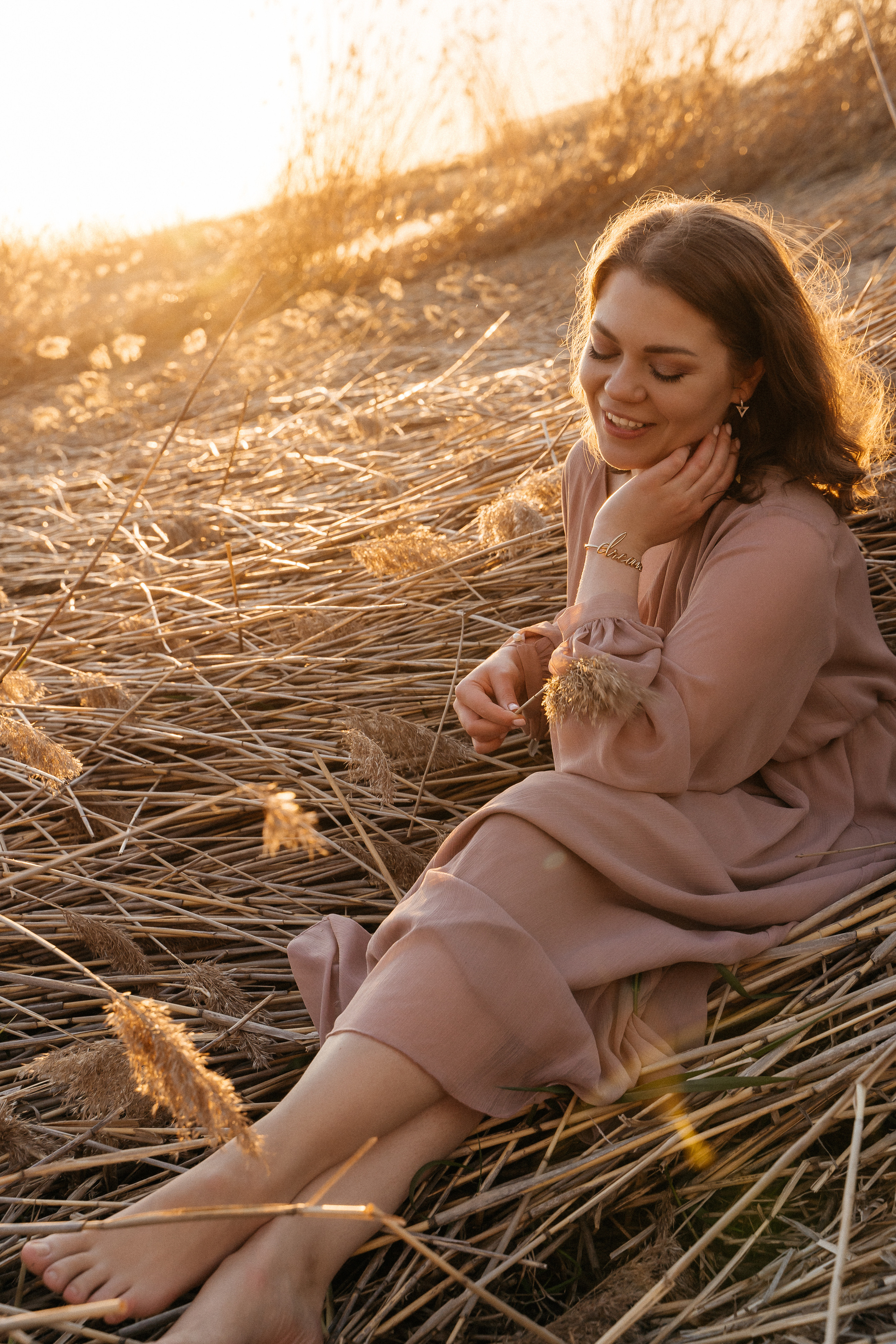 Марина. Закат. Семейный фотограф в Санкт-Петербурге Виталия Белова
