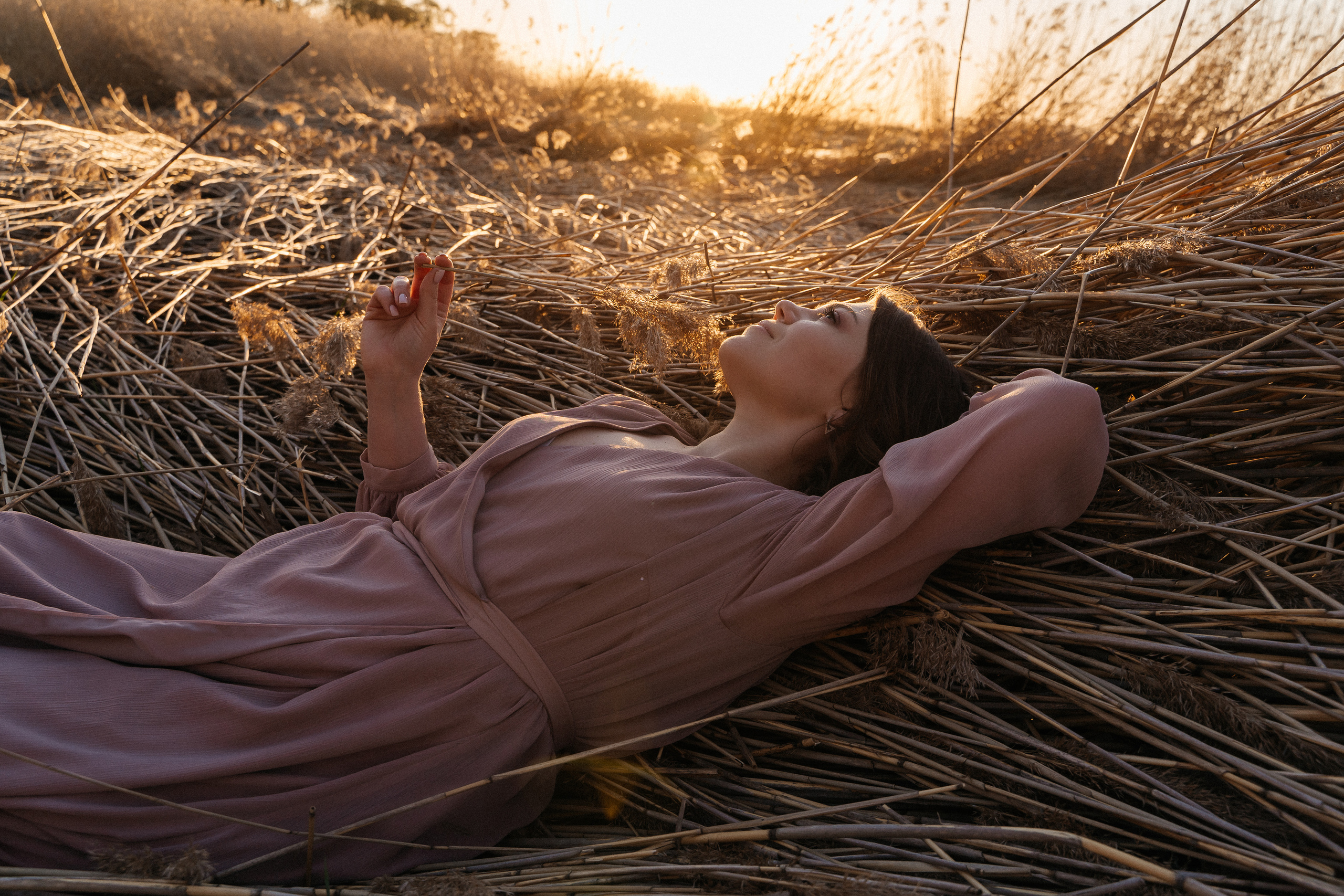 Марина. Закат. Семейный фотограф в Санкт-Петербурге Виталия Белова