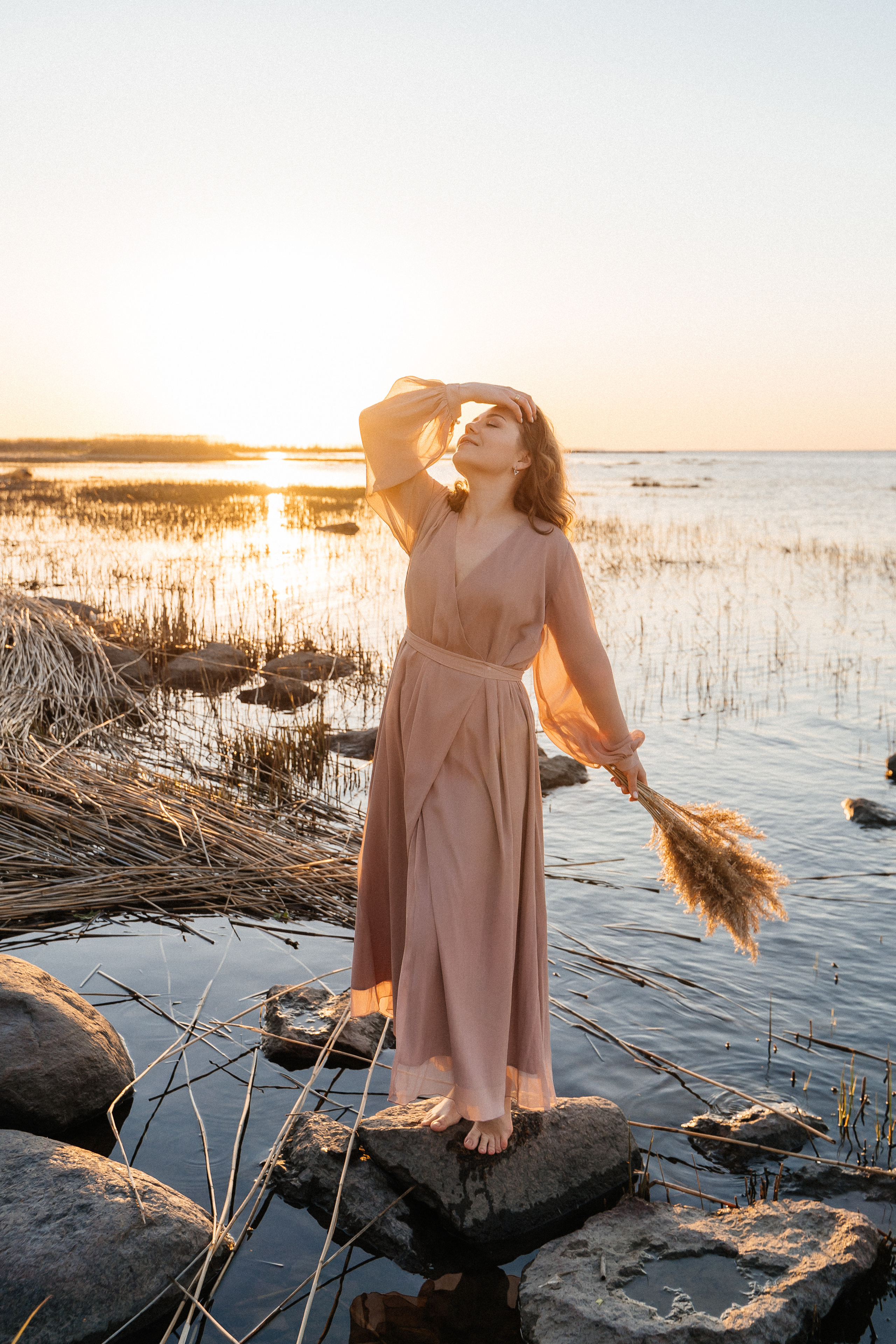 Марина. Закат. Семейный фотограф в Санкт-Петербурге Виталия Белова