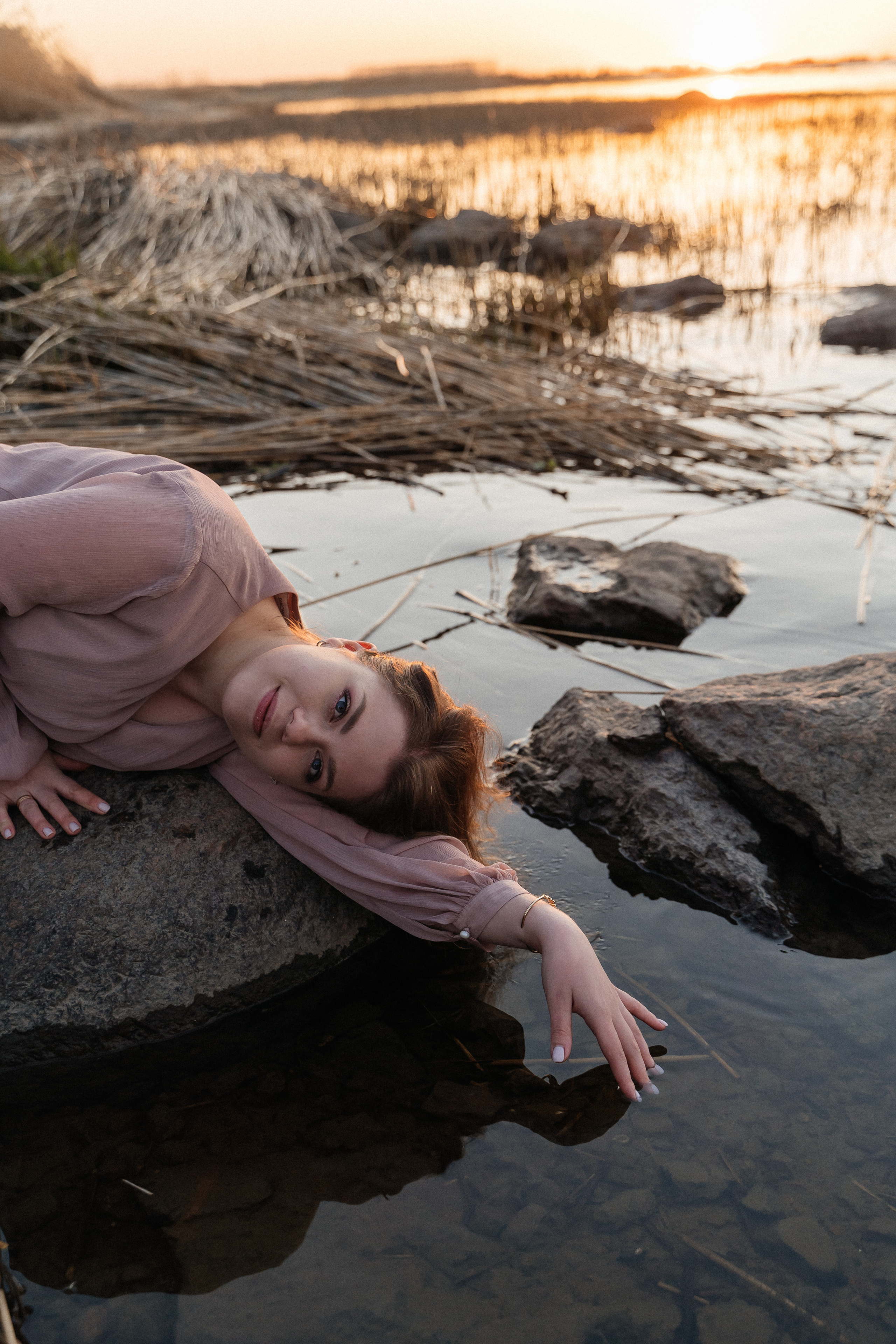 Марина. Закат. Семейный фотограф в Санкт-Петербурге Виталия Белова
