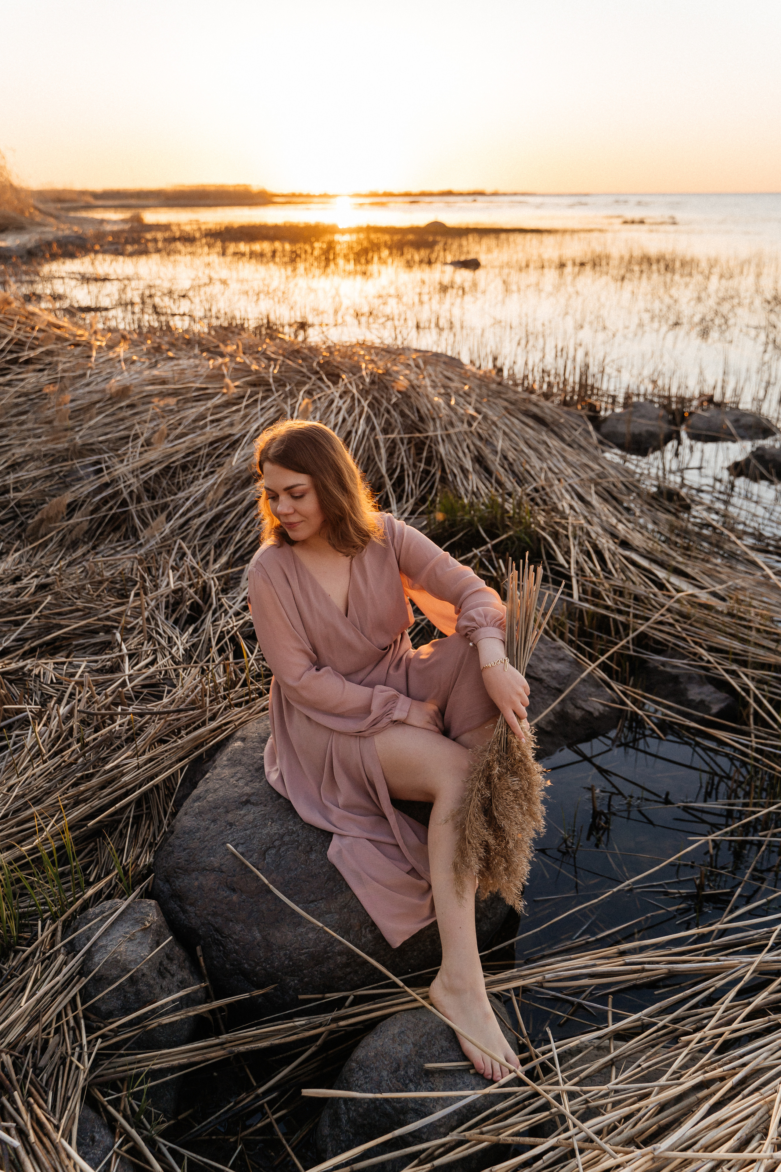 Марина. Закат. Семейный фотограф в Санкт-Петербурге Виталия Белова