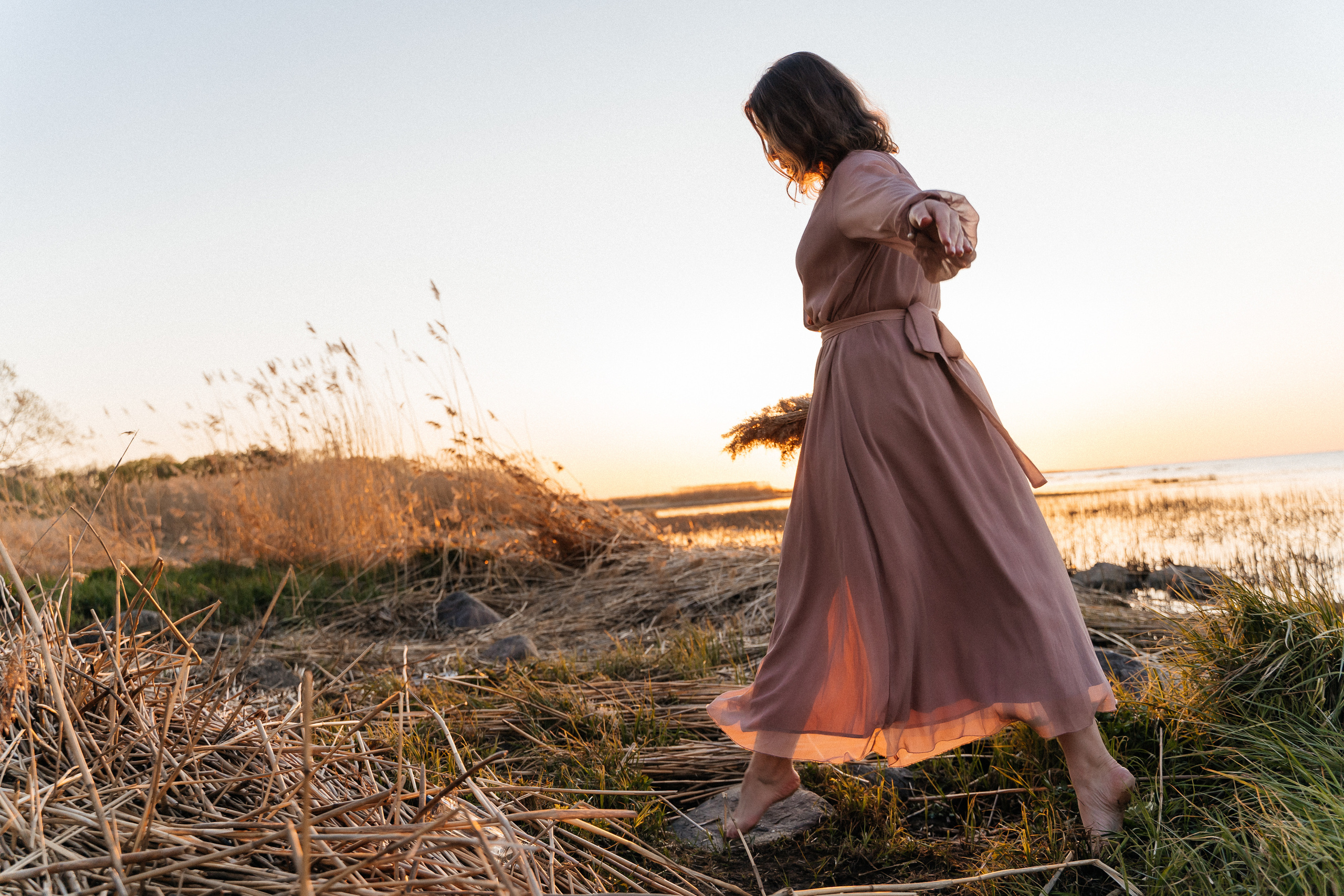 Марина. Закат. Семейный фотограф в Санкт-Петербурге Виталия Белова