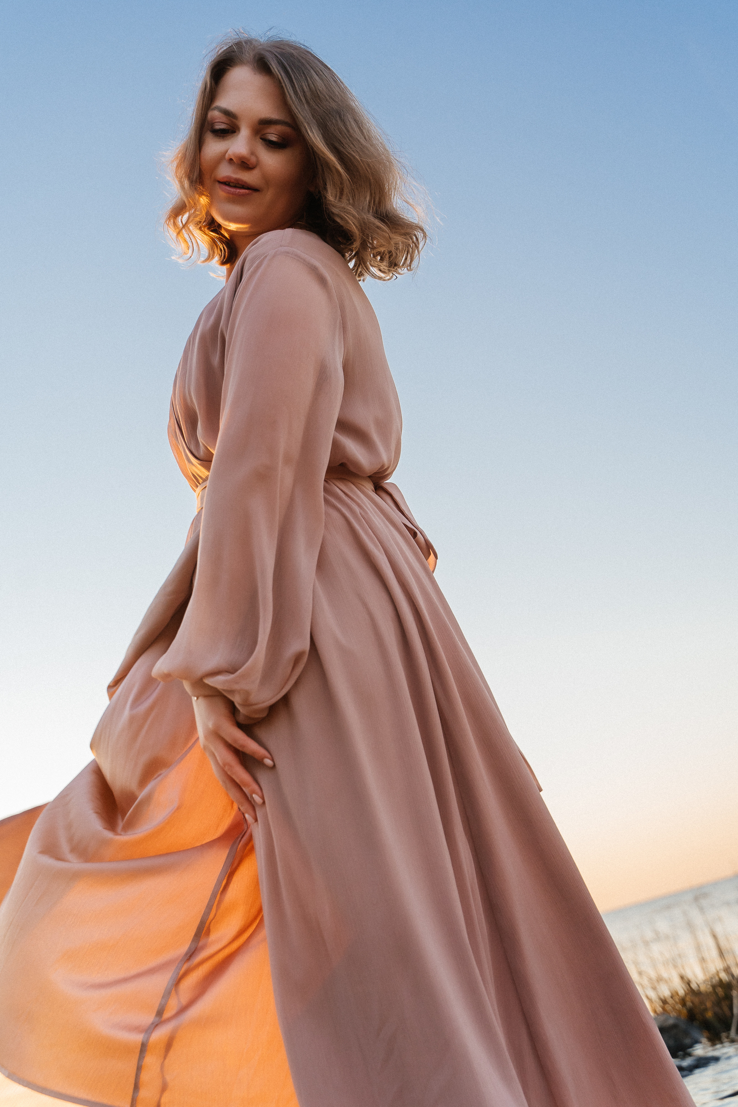 Марина. Закат. Семейный фотограф в Санкт-Петербурге Виталия Белова