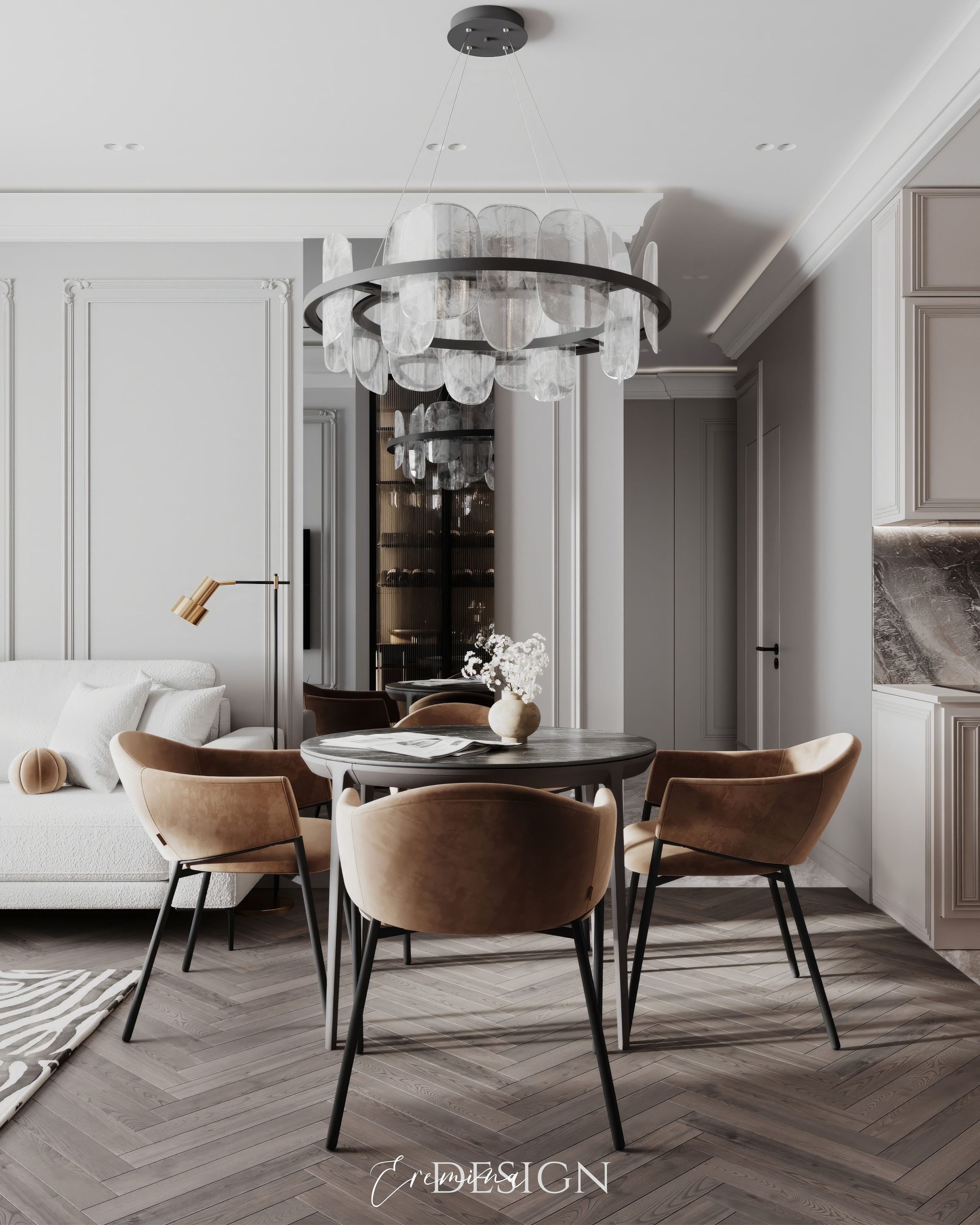 Квартира 62 м². Дизайнер интерьера Еремина Юлия