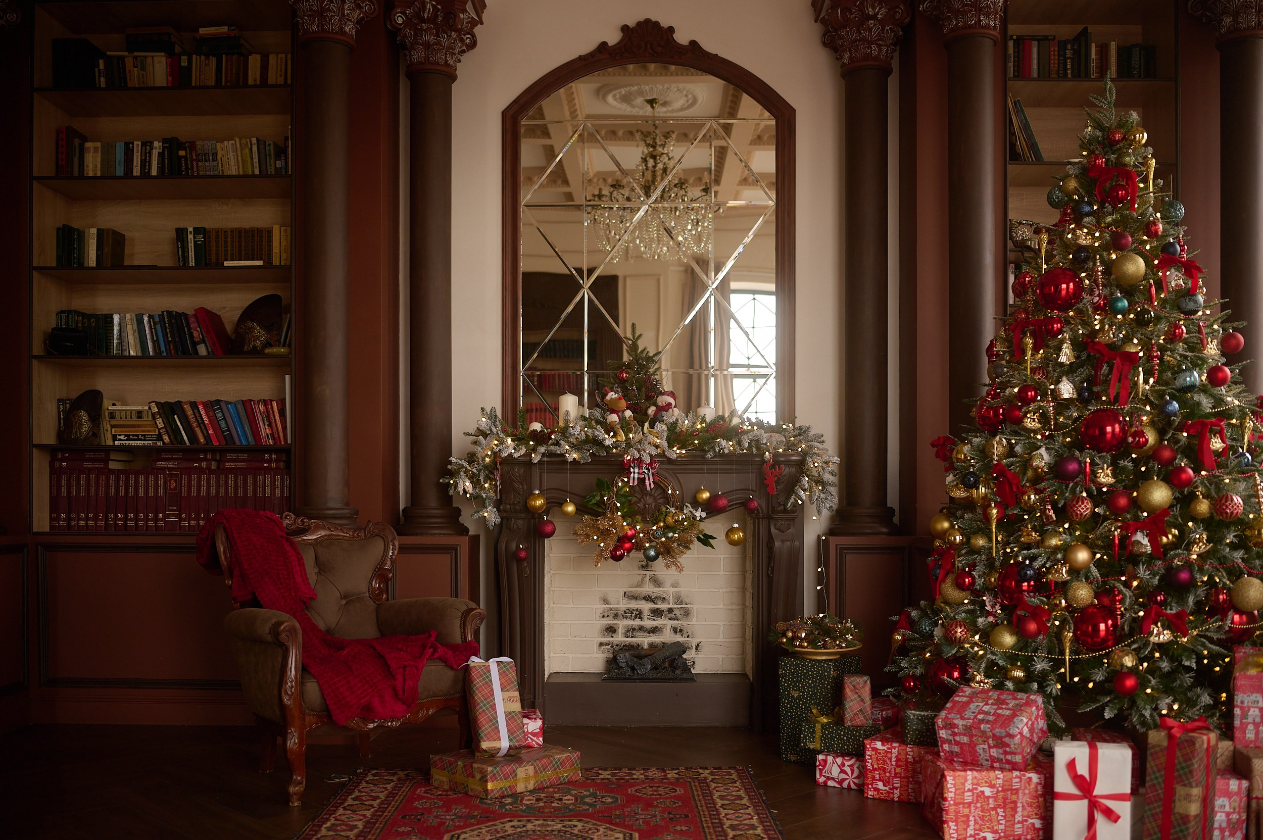 Фотостудия «Леона» зал Библиотека. Свадебный фотограф в Ростове Александра Груздева