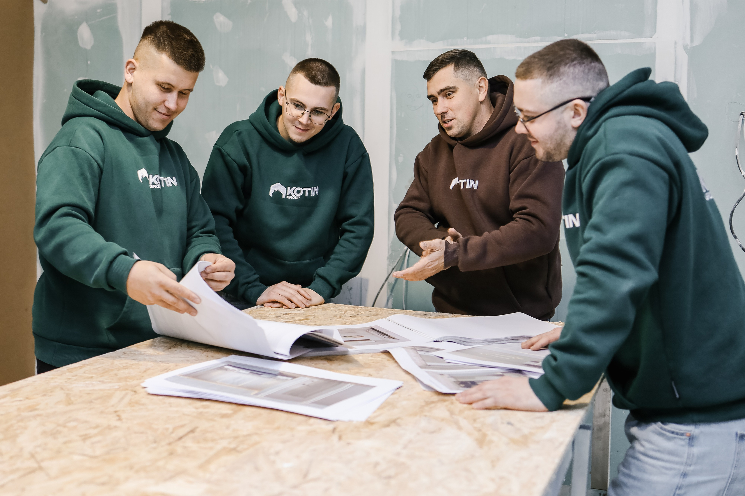 Строительная фирма Котин групп. Фотопродакшн продающего контента