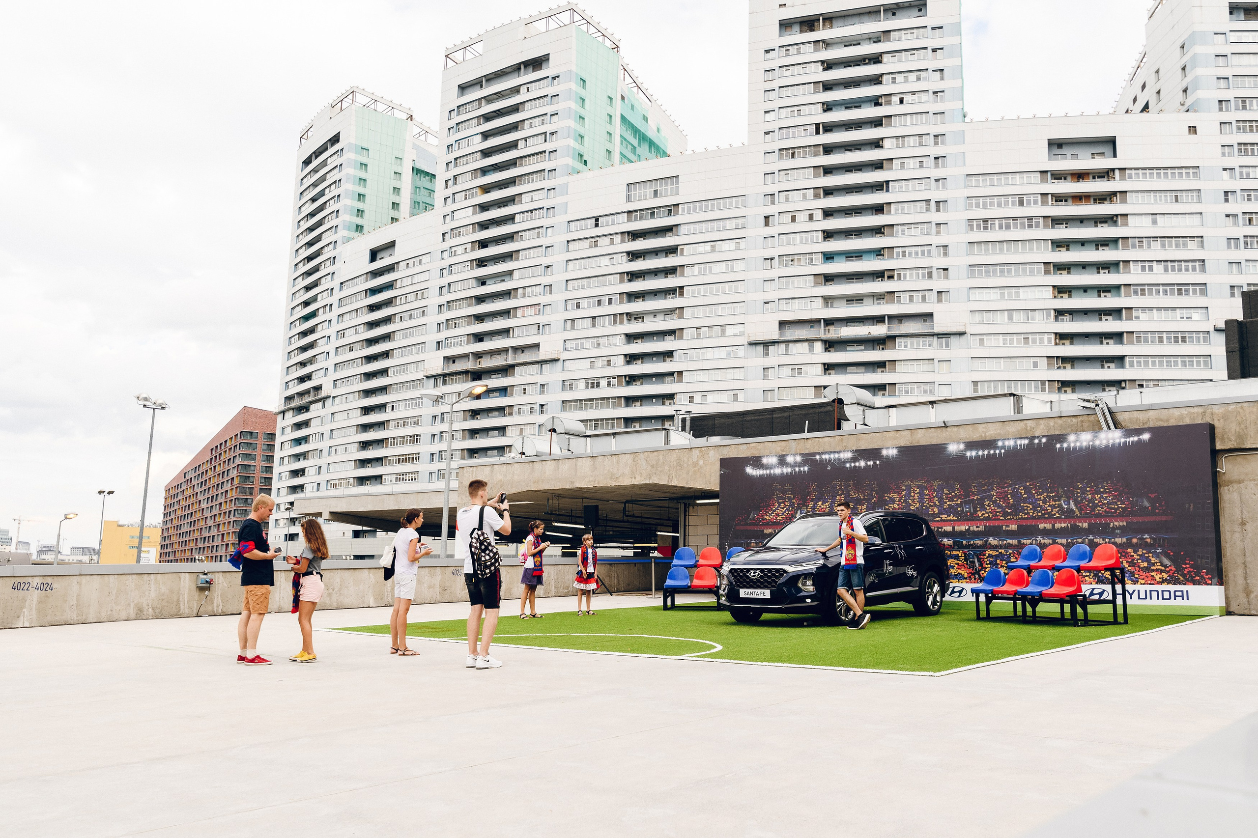 ПФК ЦСКА vs Hyundai. Активации на стадионе. Фотограф Сергей Бойко Москва