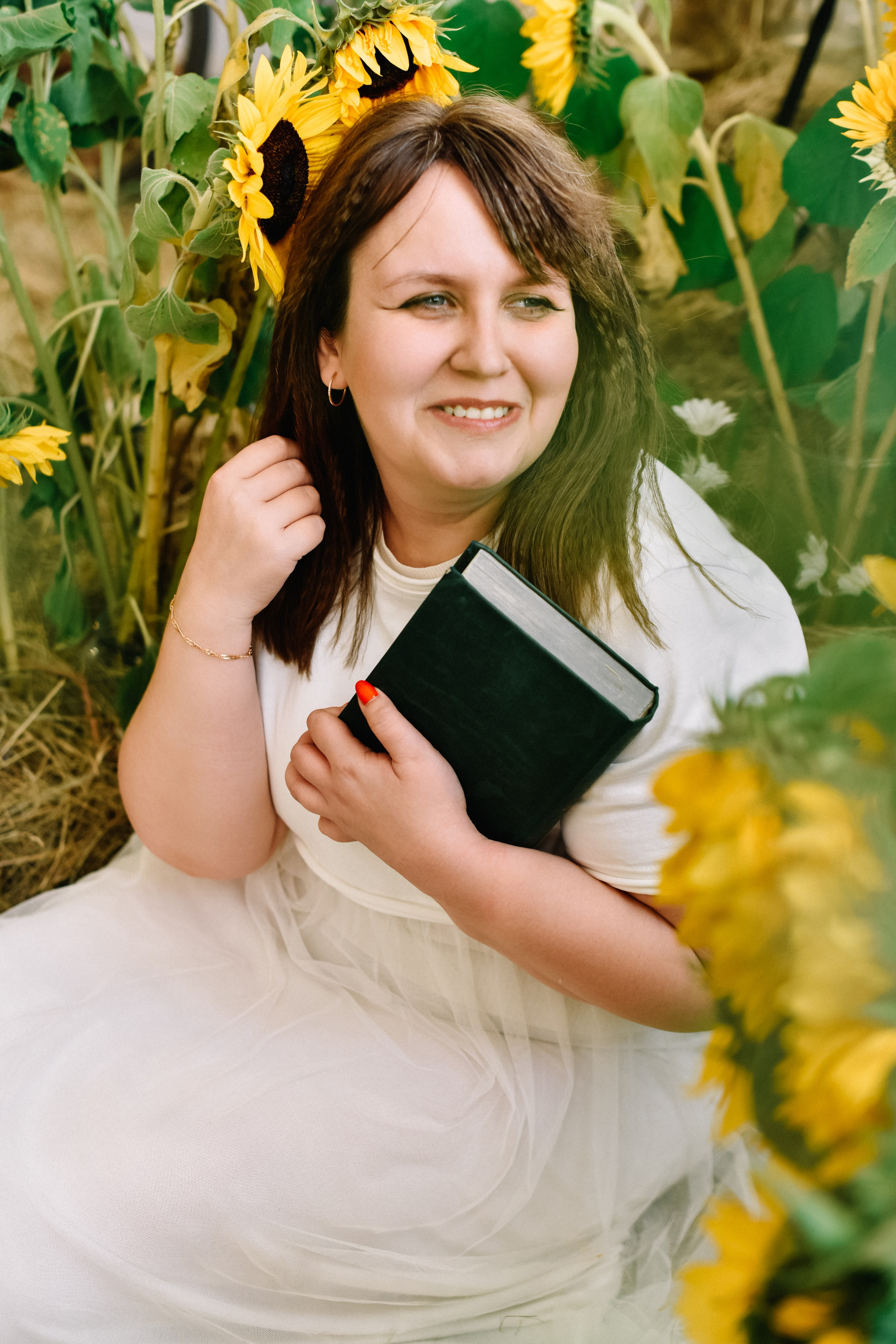 Анна подсолнухи