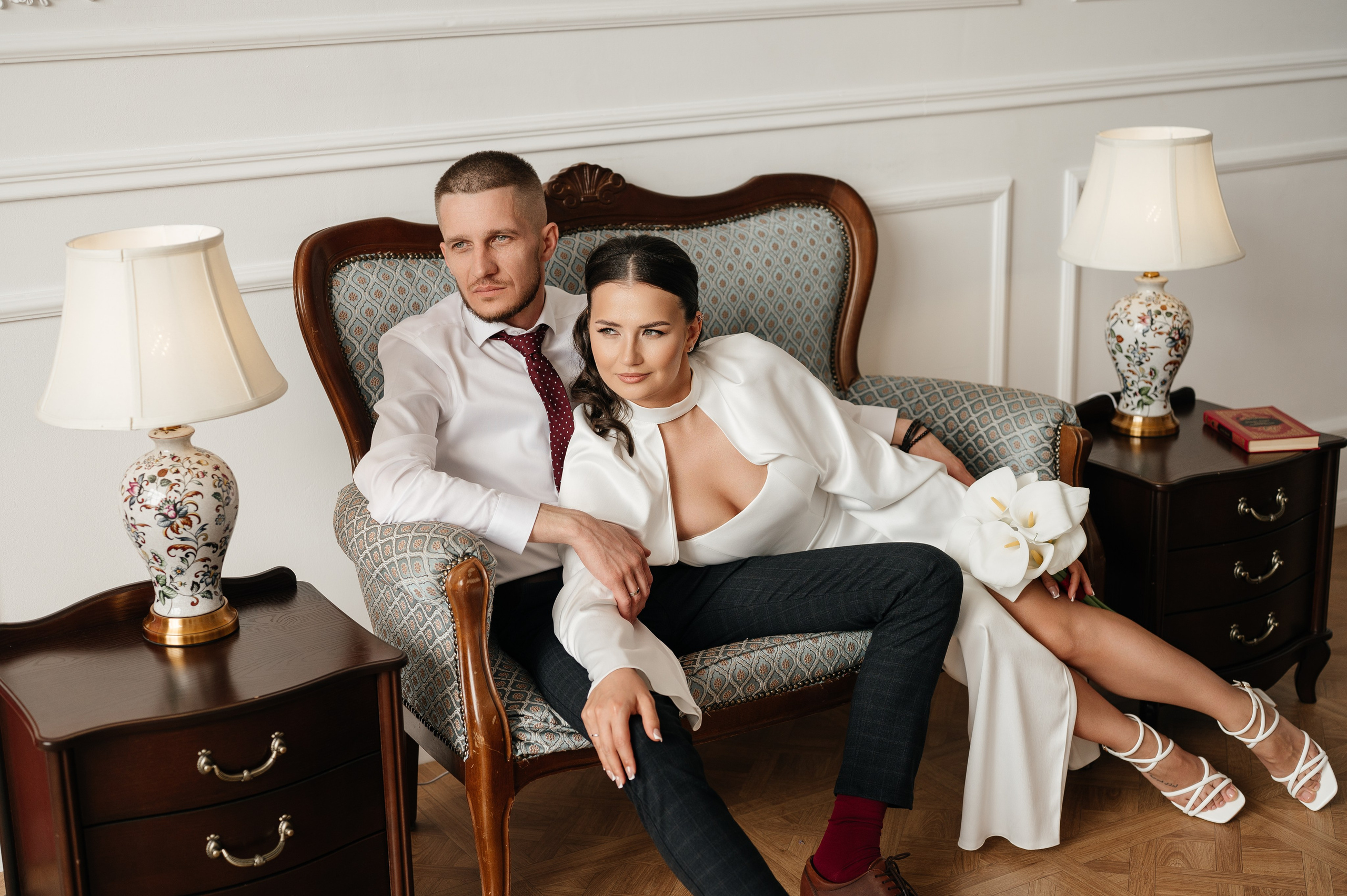 Свадебная фотосессия в студии. Свадебный и семейный фотограф в Краснодаре Алина Мельник