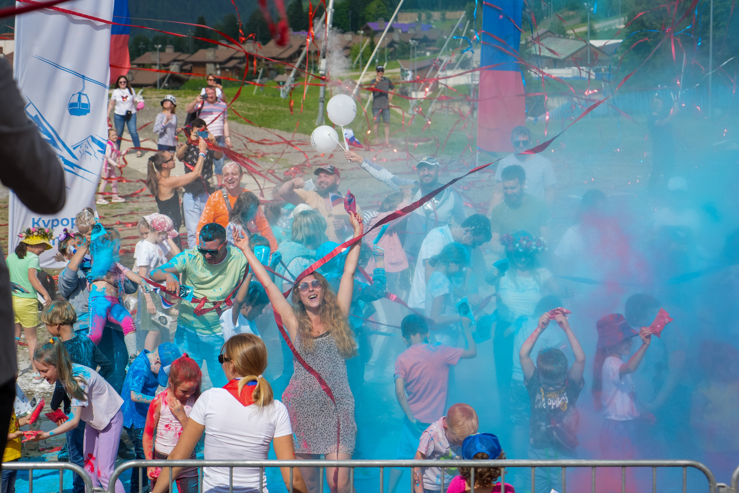 День России на курорте Газпром 2023. Репортажный фотограф в Красной Поляне и Сочи Павлюченко Екатерина