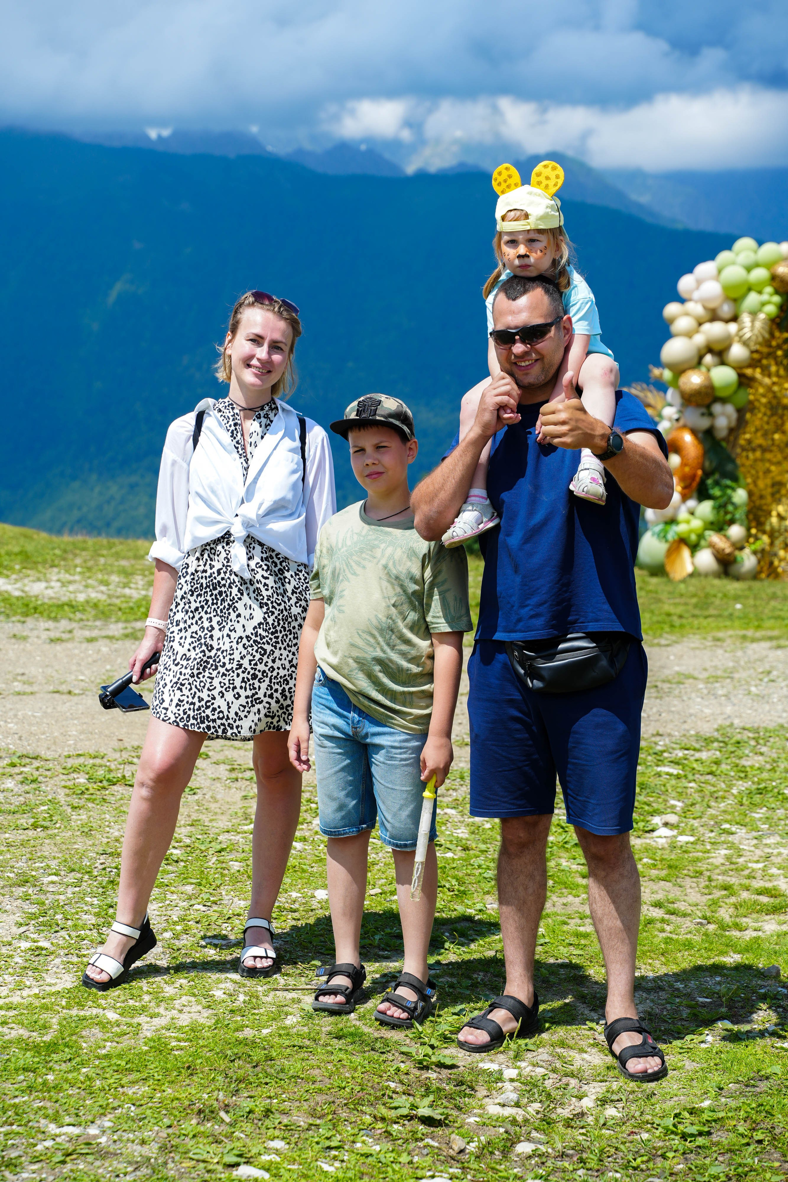 День леопарда на курорте Газпром Поляна. Репортажный фотограф в Красной Поляне и Сочи Павлюченко Екатерина