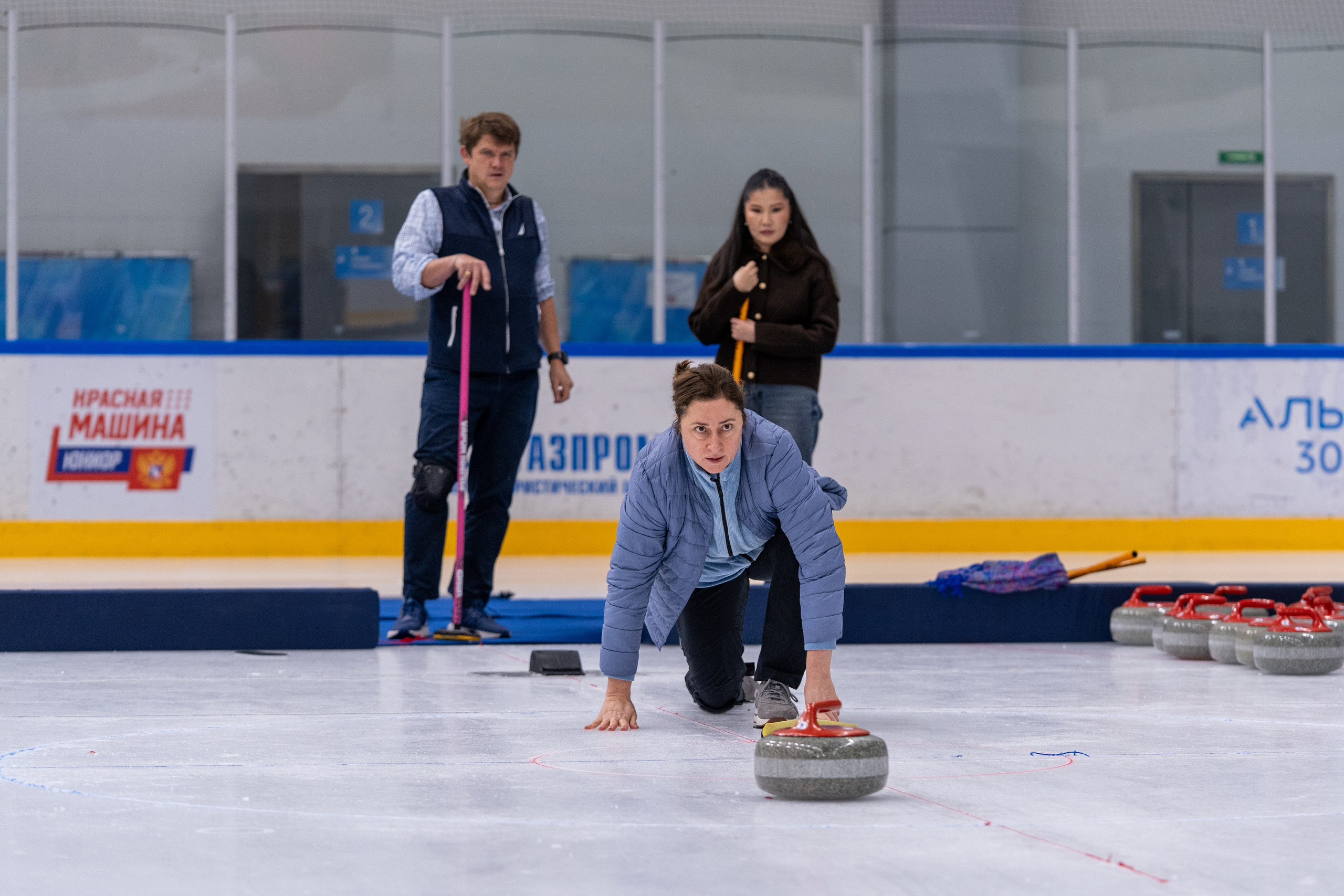Керлинг для компании Р-Фарм. Репортажный фотограф в Красной Поляне и Сочи Павлюченко Екатерина