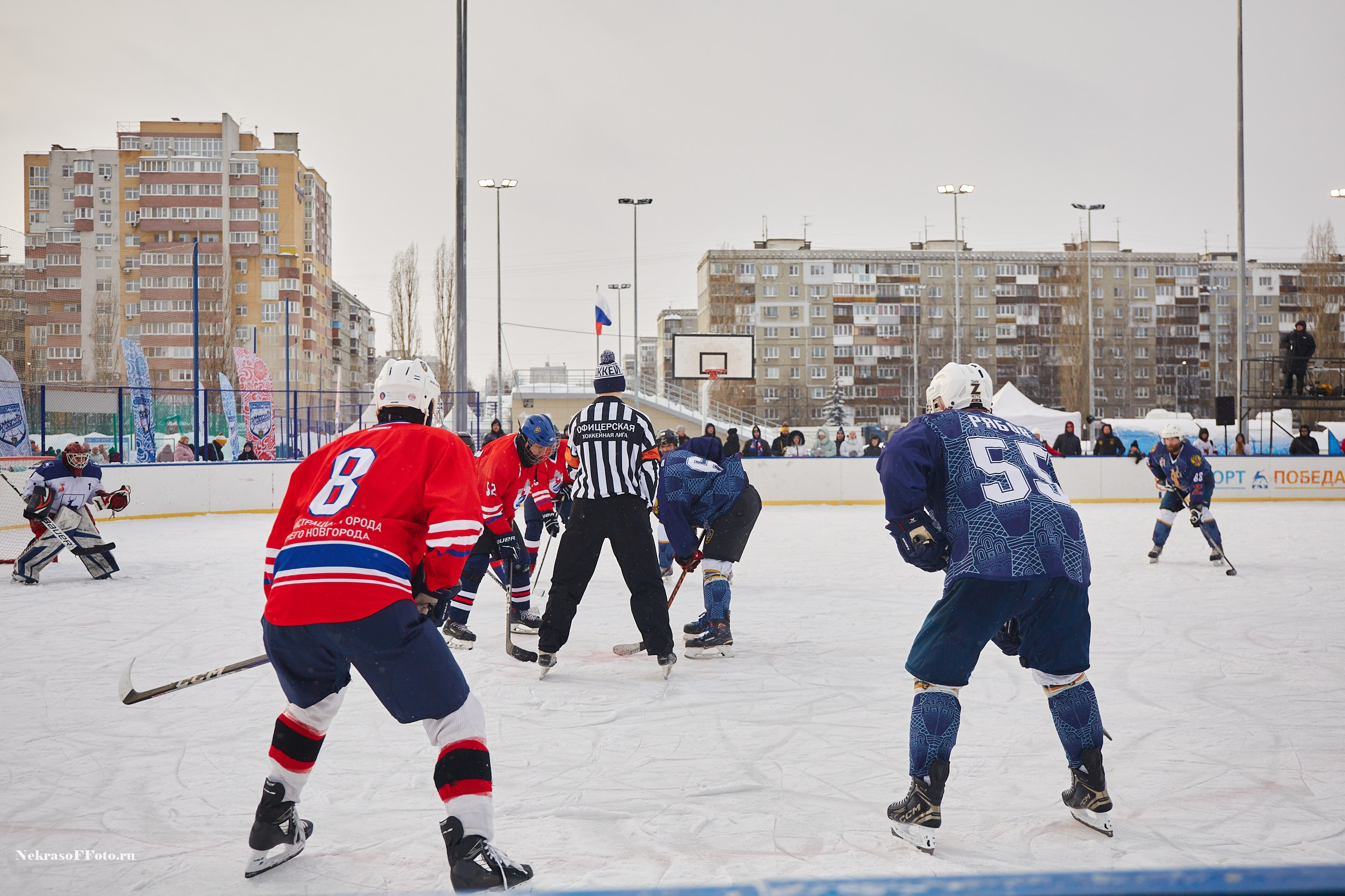 Турнир по хоккею «Русская классика» в рамках Офицерской хоккейной лиги. Спортивный фотограф Некрасов Денис