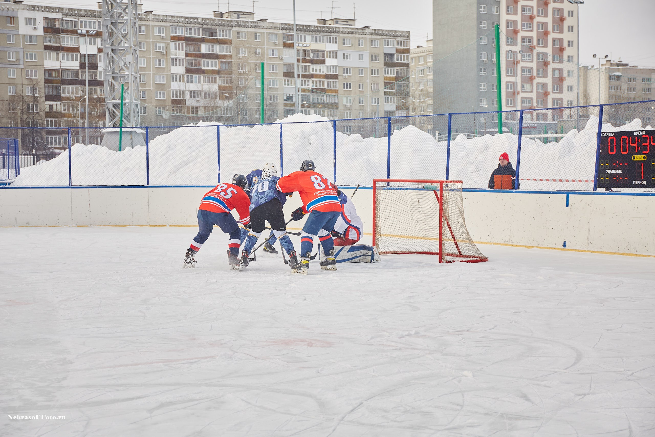 Турнир по хоккею «Русская классика» в рамках Офицерской хоккейной лиги. Спортивный фотограф Некрасов Денис