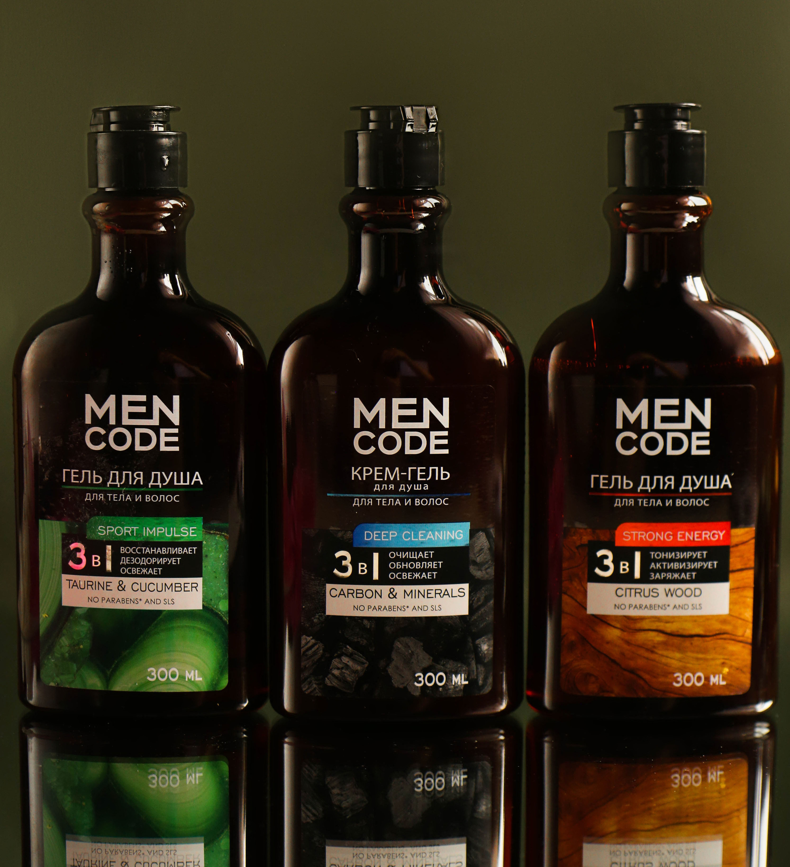 Мужские гели для душа Men Code. Предметный фотограф для маркетплейсов в Кемерово Ольга Воловяшко