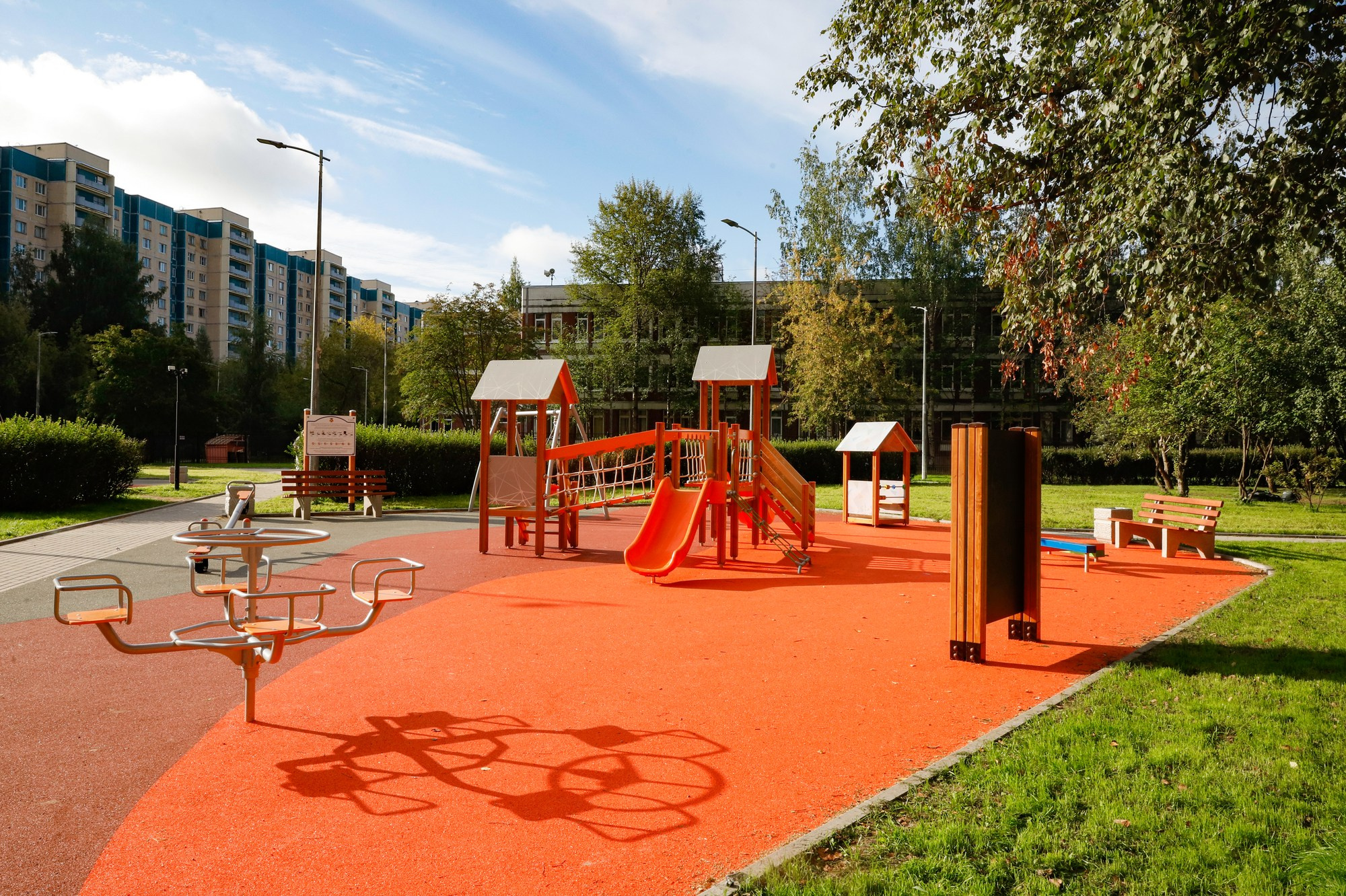 Благоустройство в МО «Озеро Долгое». Фотограф Дарья Попова