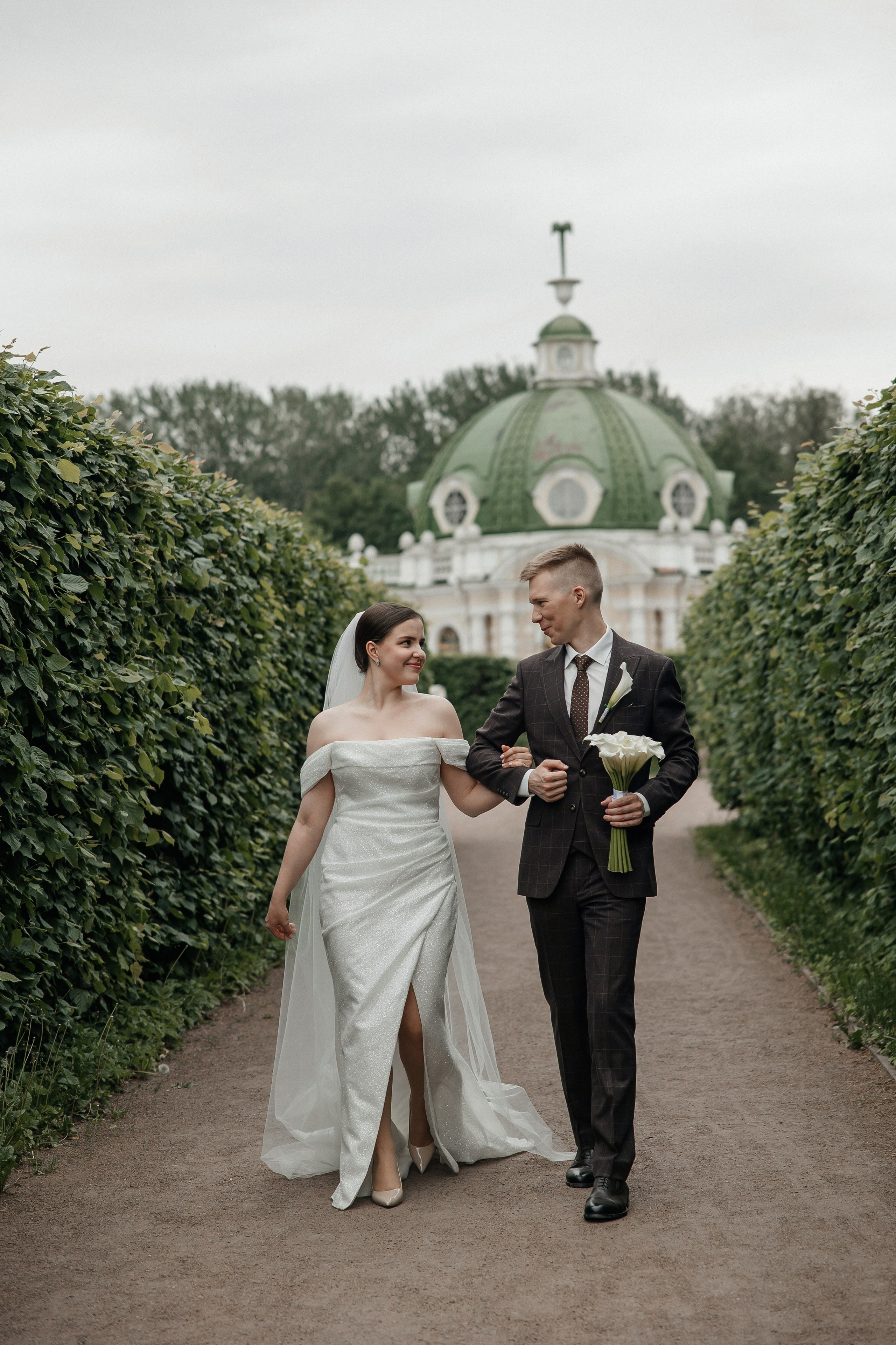 Свадебная прогулка в Усадьбе Кусково
