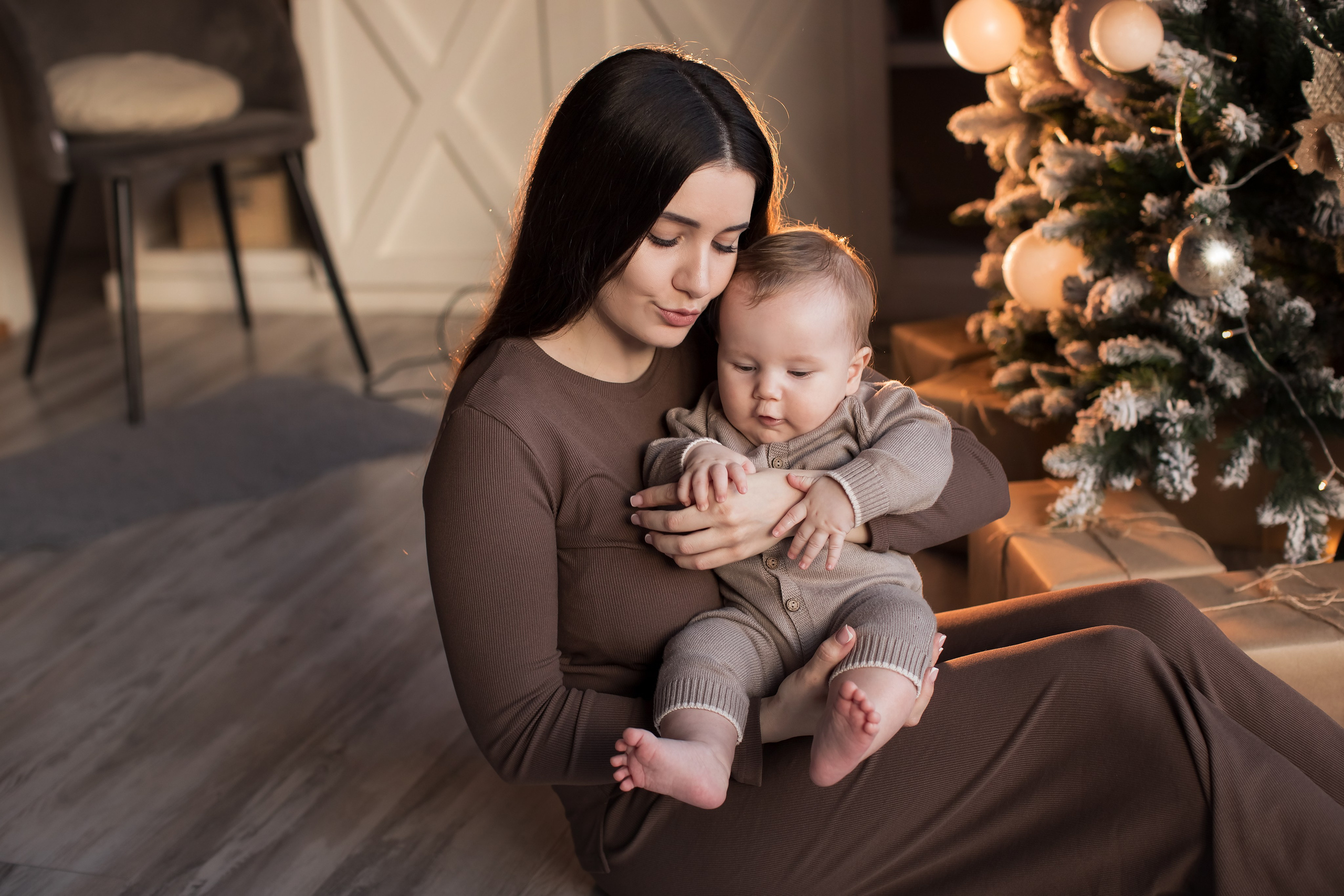 Первый Новый год. Семейный и детский фотограф в Саратове Полина Коткина
