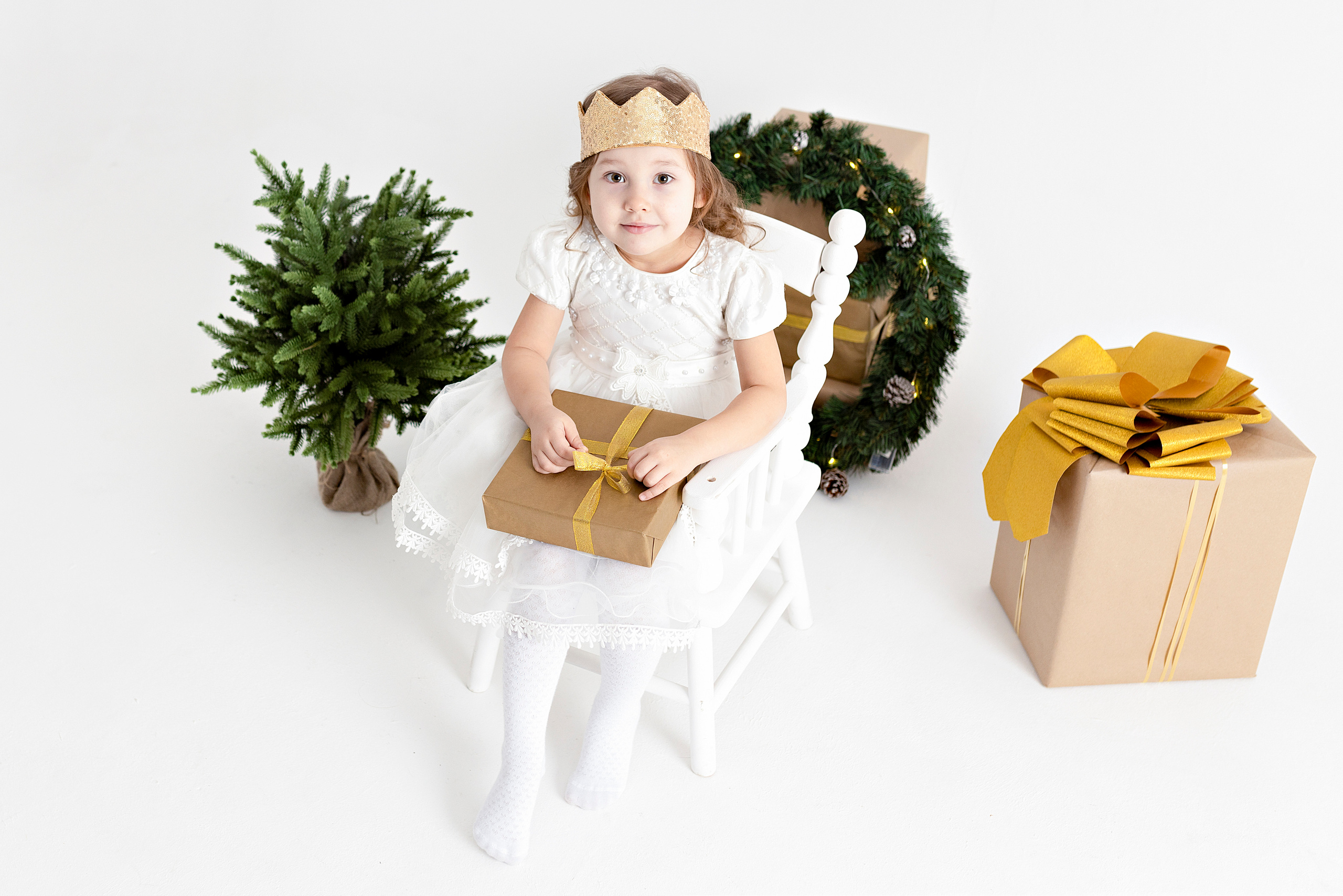 Новогодняя серия братика и сестрёнки🥰🎄. Фотограф новорожденных в городе Ульяновске Павленкова Лилия