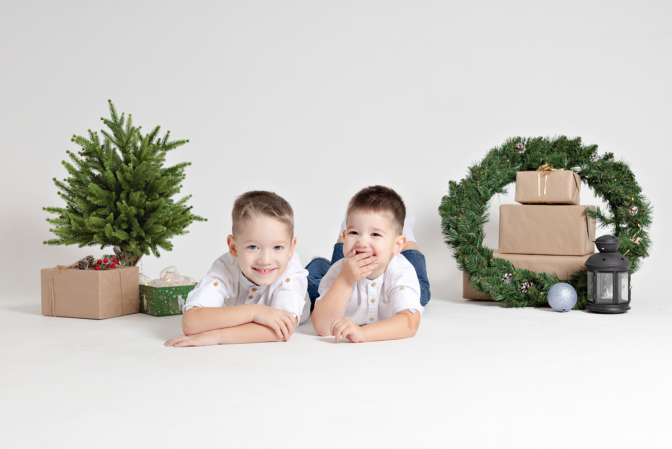 Новогодняя серия мамы с сыночками🎄🎄🎄. Фотограф новорожденных в городе Ульяновске Павленкова Лилия
