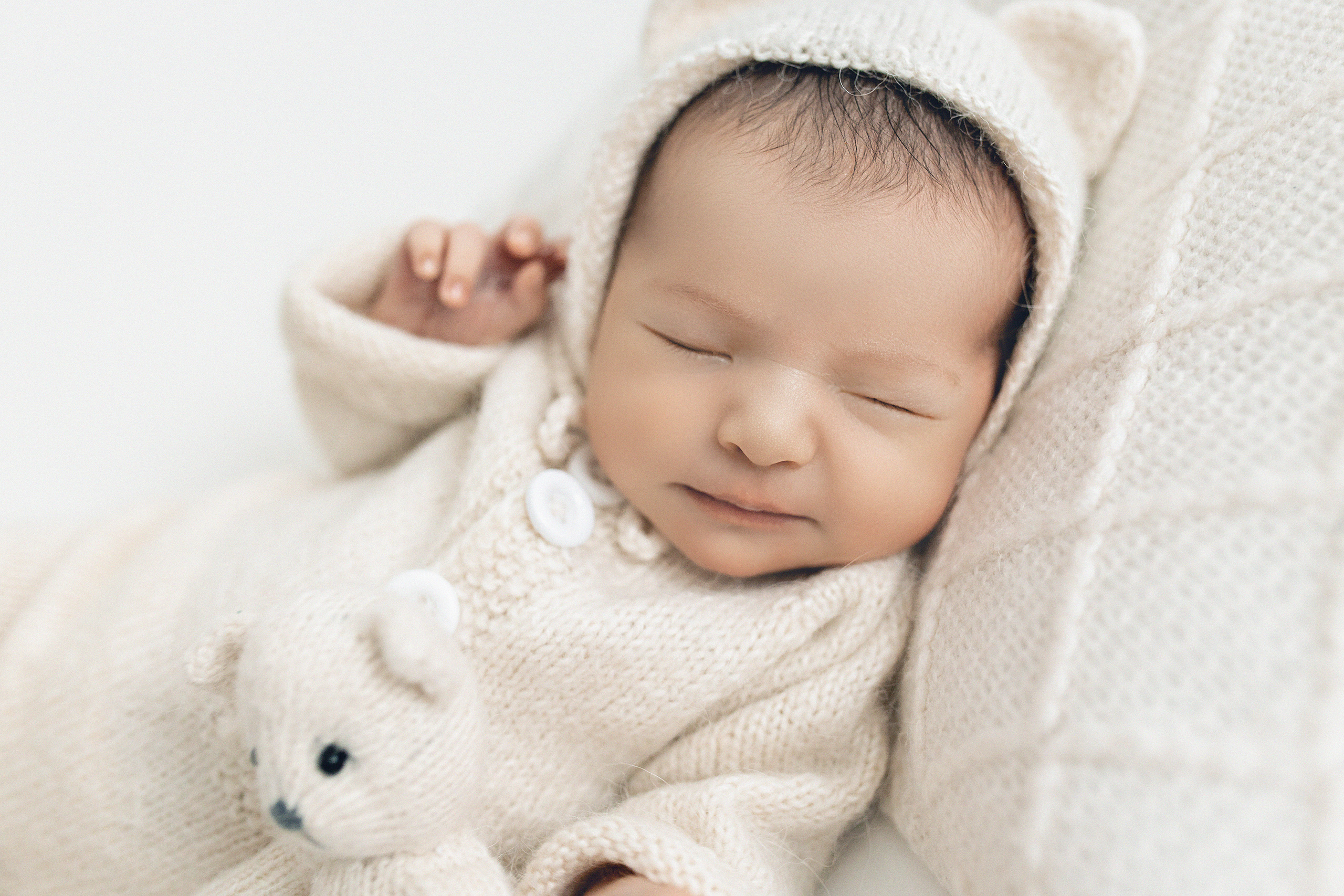 Первая фотосессия Анны 8 days. Фотограф новорожденных в городе Ульяновске Павленкова Лилия