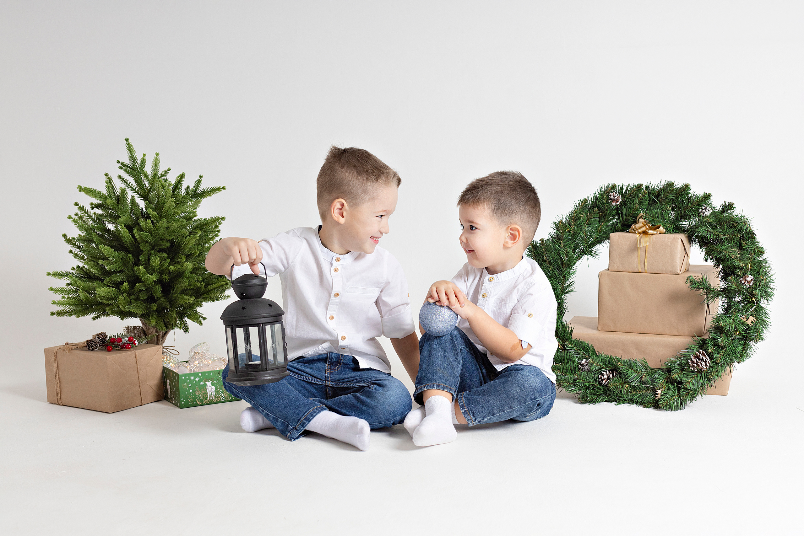 Новогодняя серия мамы с сыночками🎄🎄🎄. Фотограф новорожденных в городе Ульяновске Павленкова Лилия