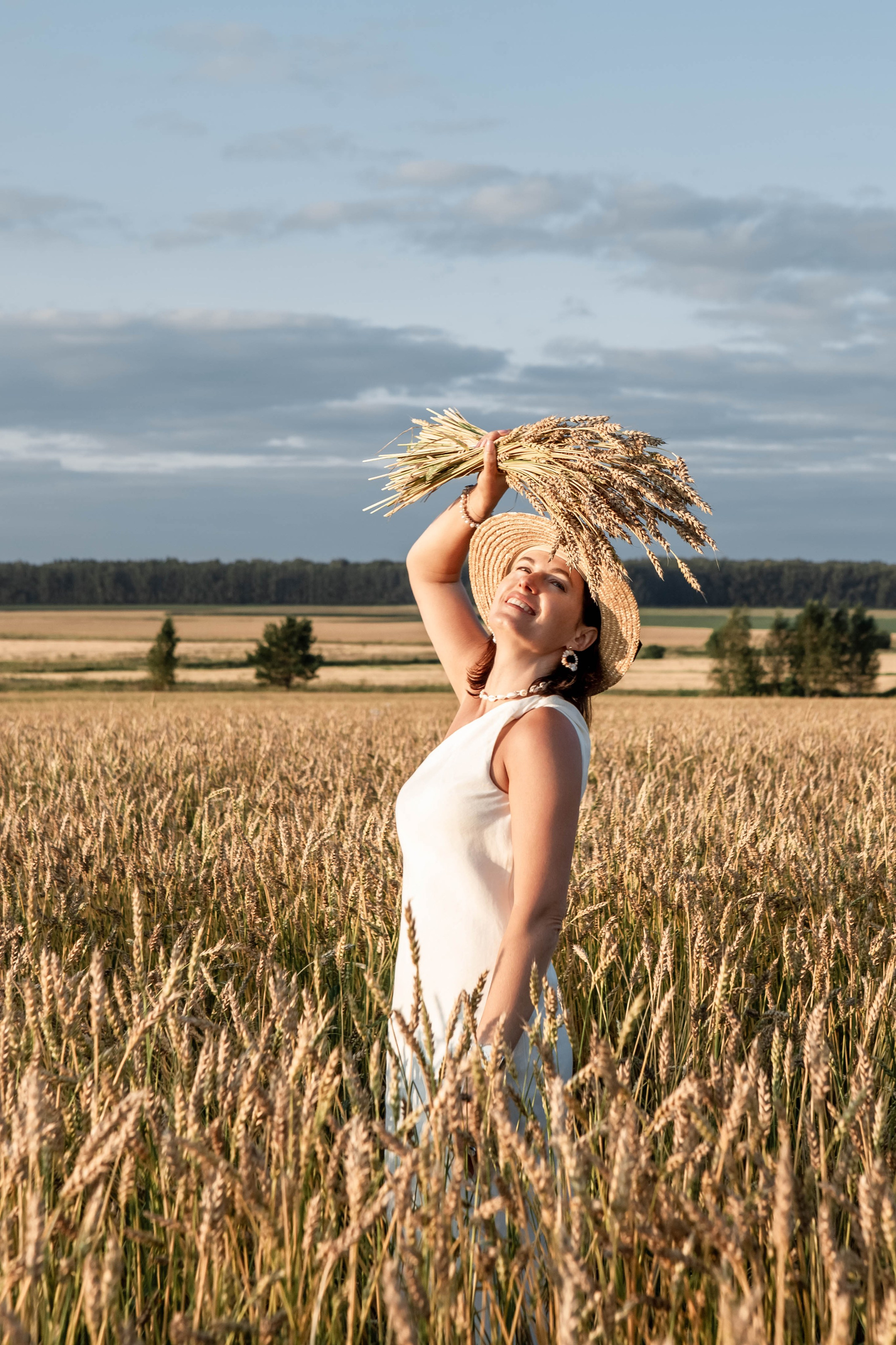 Пшеница на закате. Фотограф Екатерина Голицына