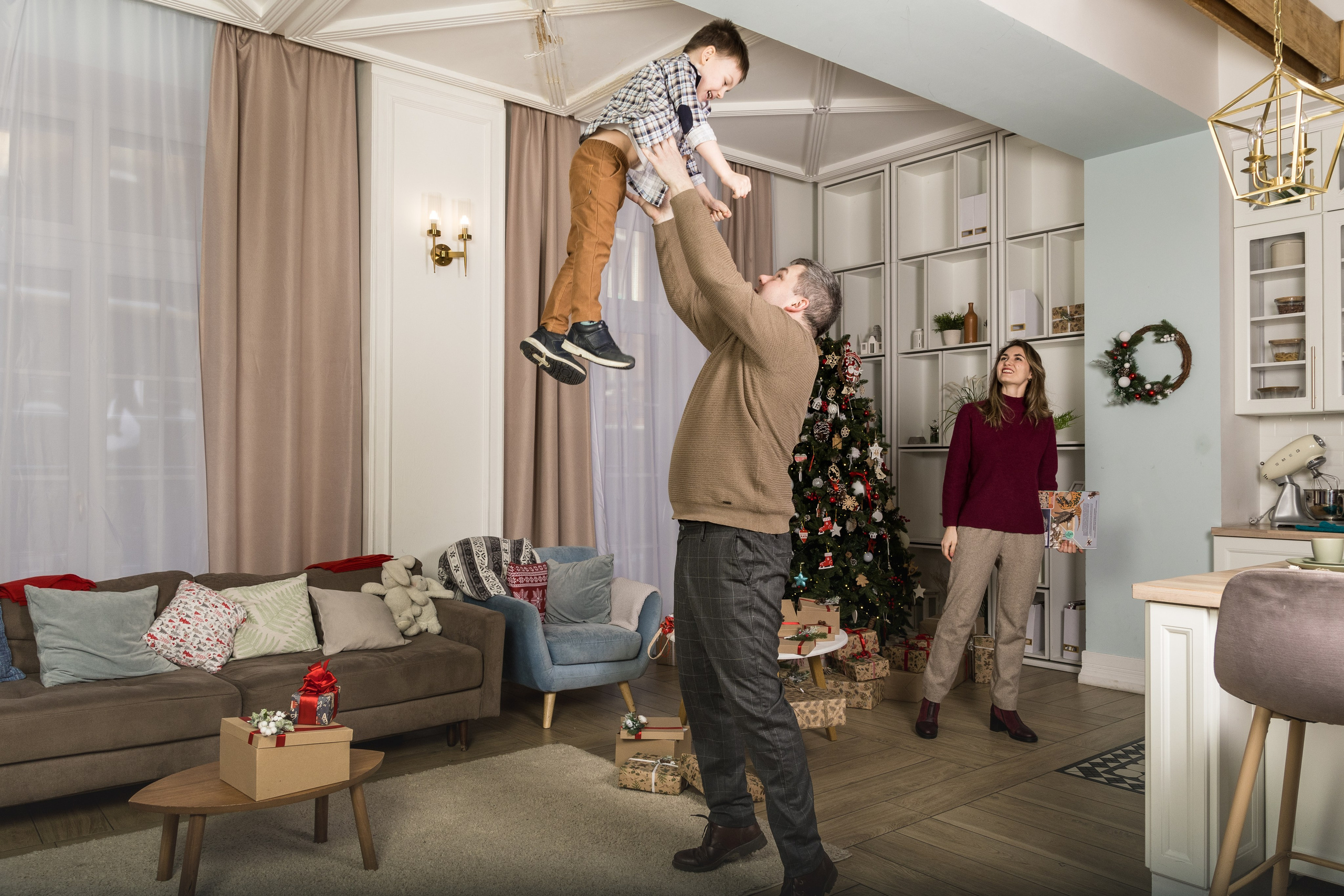 Семейные студийные фотосессии. Семейный и индивидуальный фотограф Life style в Санкт-Петербурге Мария