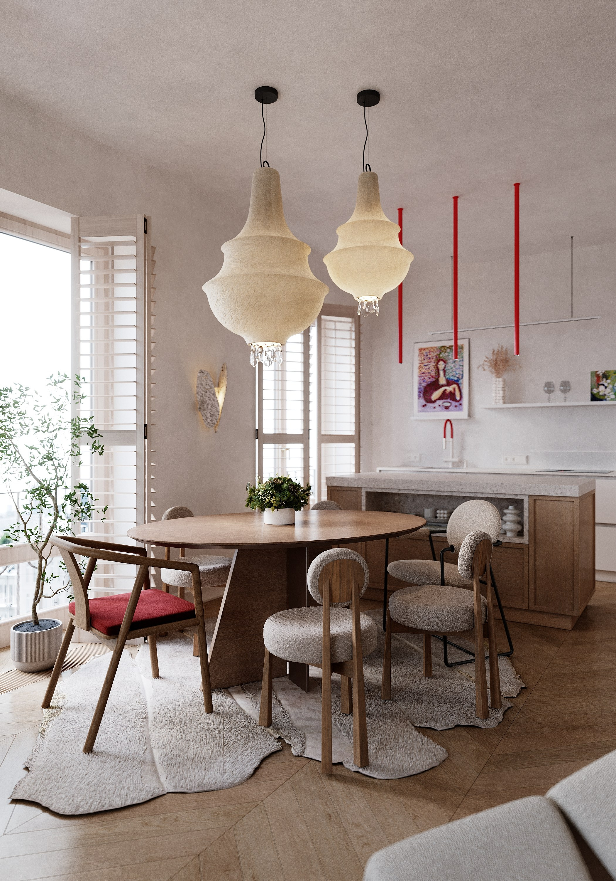 PrimaVera. 3D визуализация интерьера