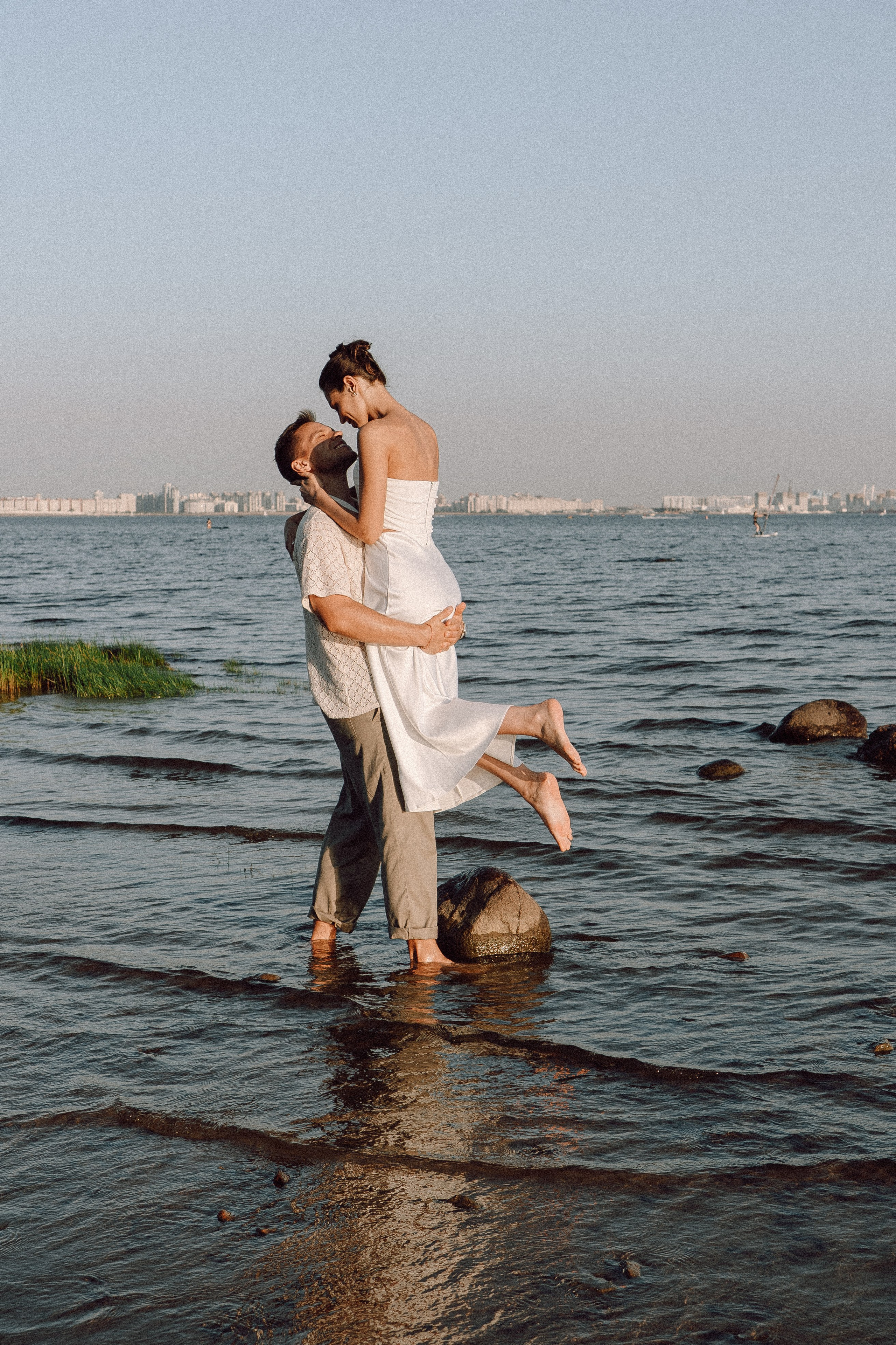 СВАДЕБНАЯ ФОТОСЕССИЯ ВЫЕЗДНОЙ ЦЕРЕМОНИИ (ФИНСКИЙ ЗАЛИВ). Профессиональный фотограф, Санкт-Петербург — Виктория Богомолова