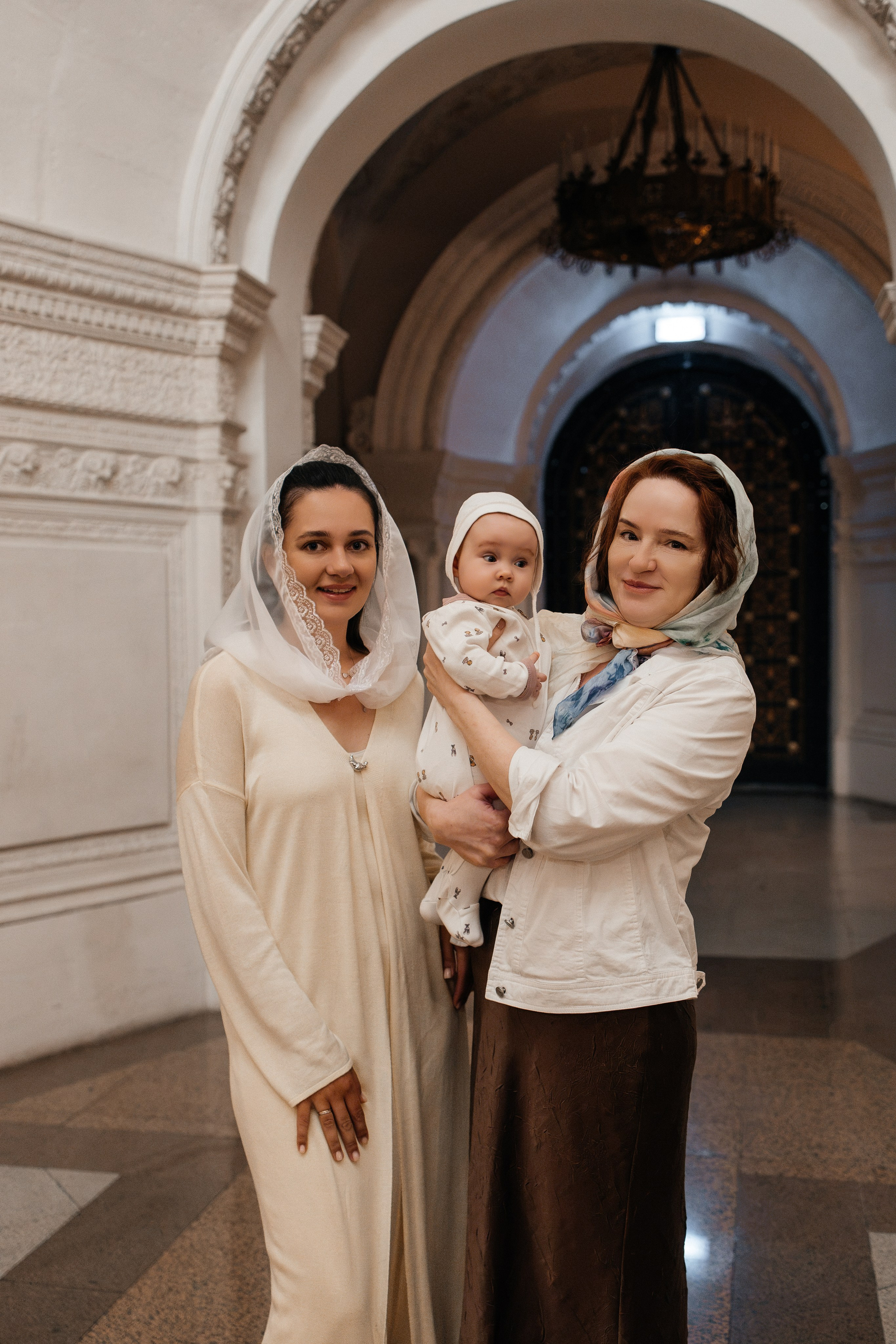 Крещение Анны. Семейный фотограф в Москве Алина Киблина