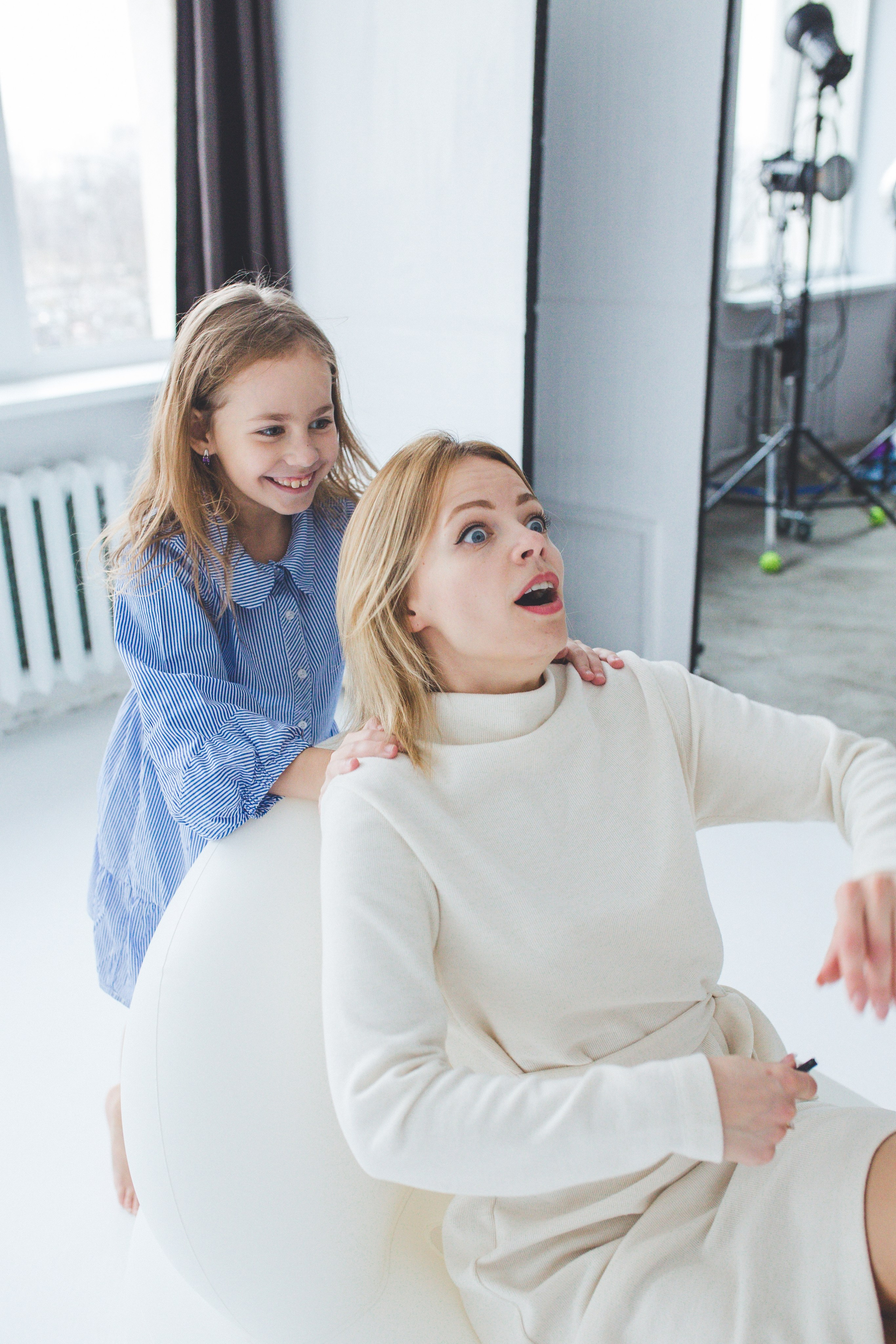 Фотосессия с мамочкой для Вики и Лерки