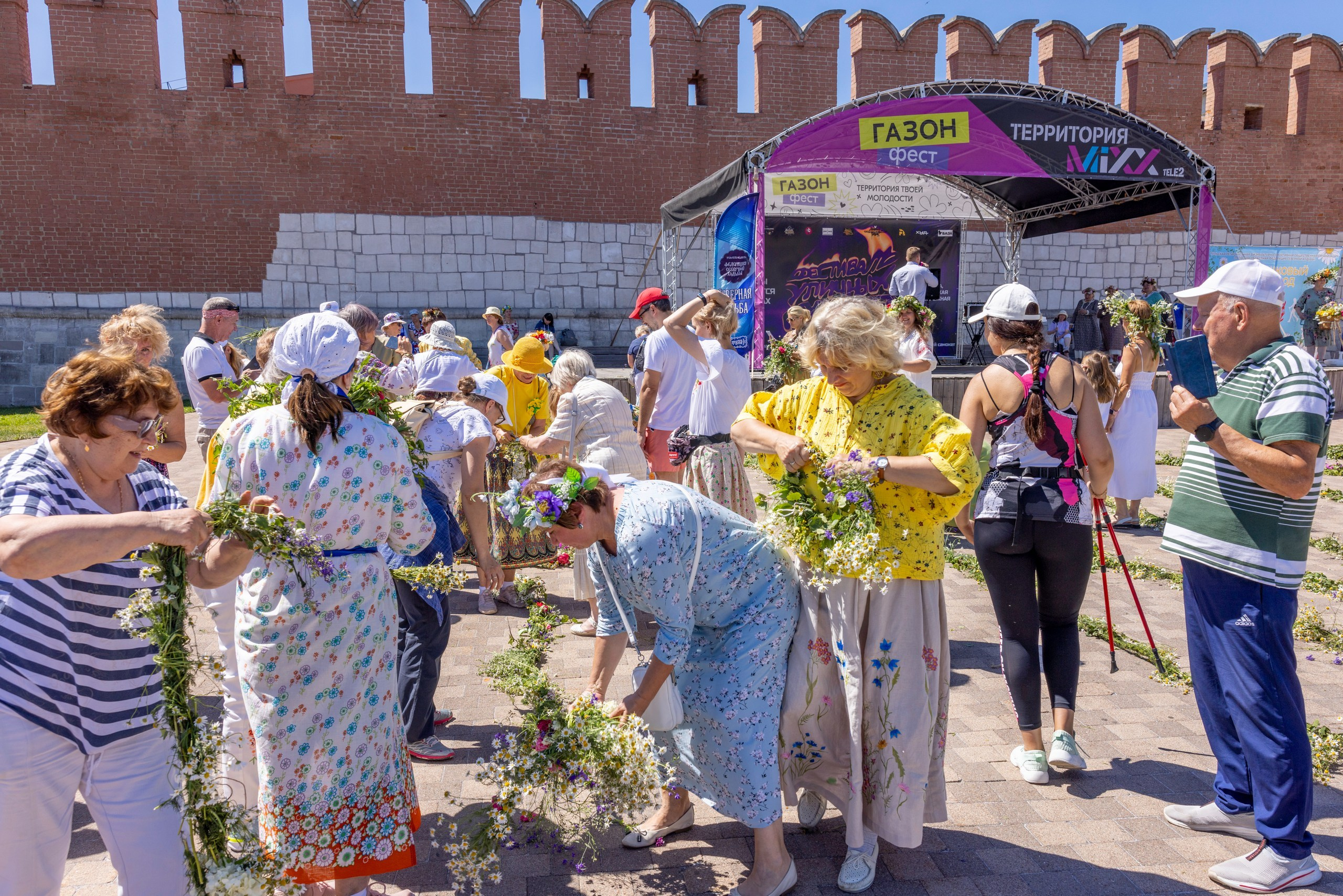 Фестиваль «Ромашковый хоровод». Северная ходьба. Фотограф в Туле Крупский АнДРей. Фотостудия «КАДР71» в Туле