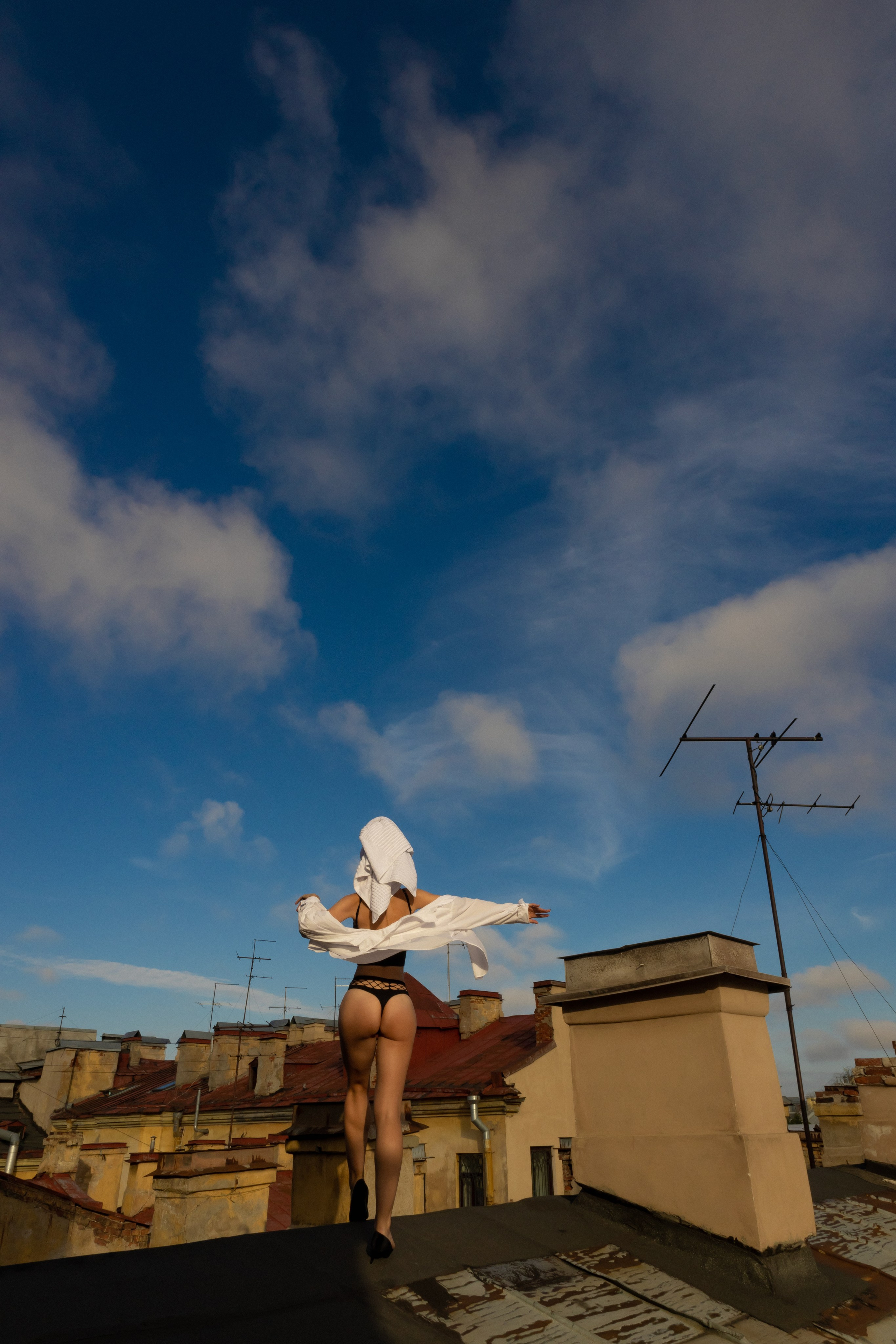 Фотосессия на крыше. Персональный фотограф в Санкт-Петербурге Тимур Калимулин