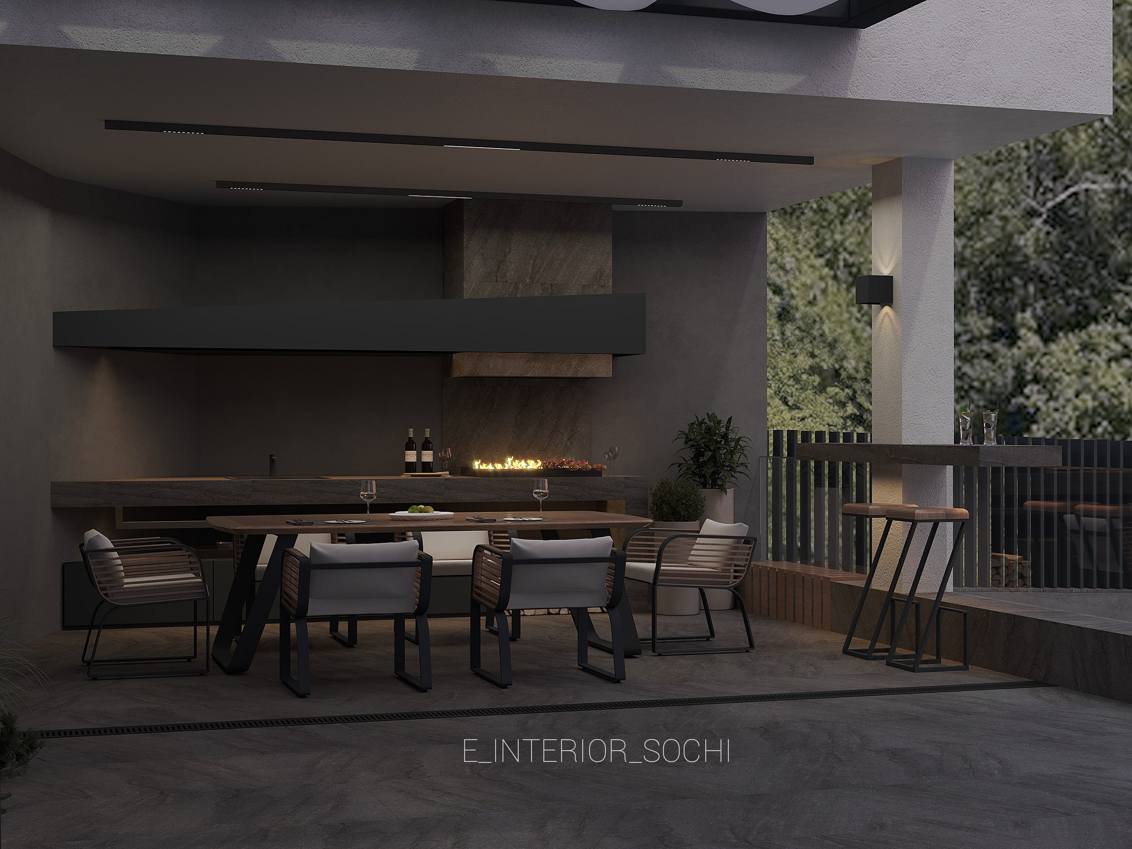 AIR_STONEWOOD. Дизайн интерьера Евгения Тисленко