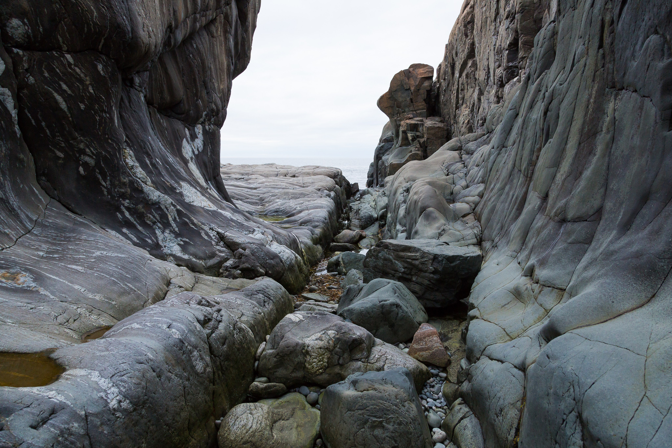 Фиорд Долгая щель. Пейзажи Крайнего Севера. Баренцево море, Рыбачий, Средний, Немецкий
